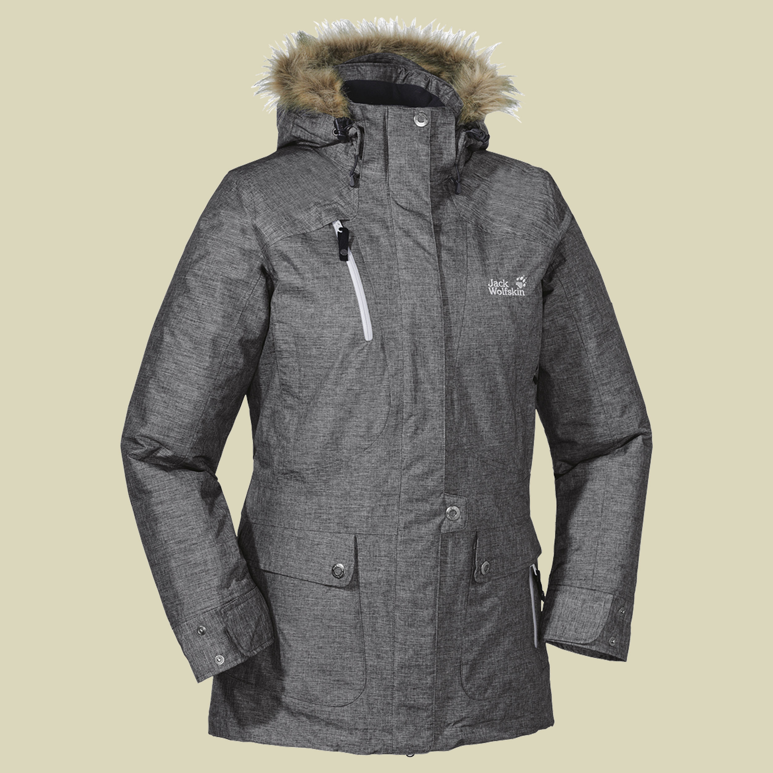 Birch Lake Parka Women Größe S Farbe grey heather