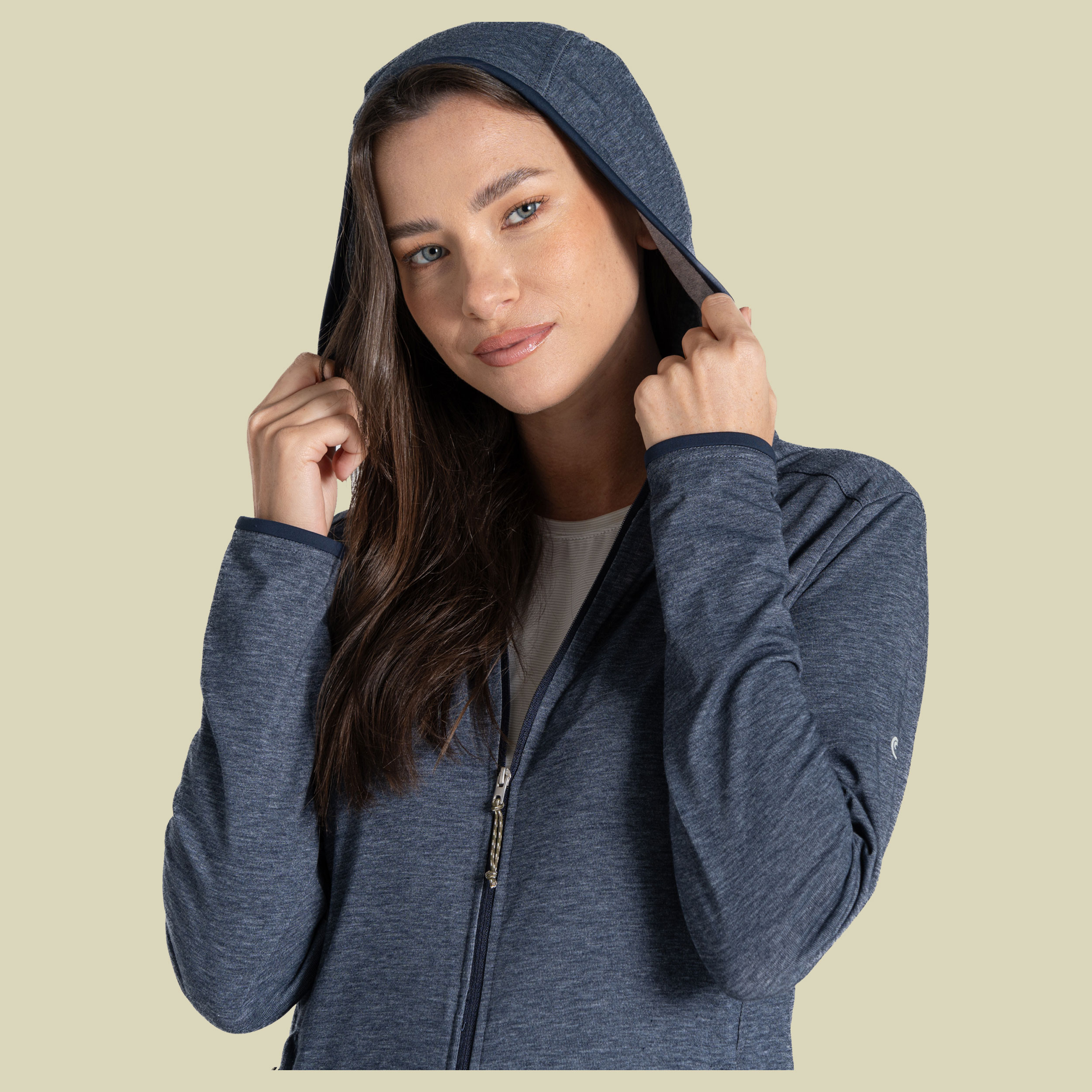 NosiLife Afia Hooded Jacket Women 40 blau -blue navy (UK 14)