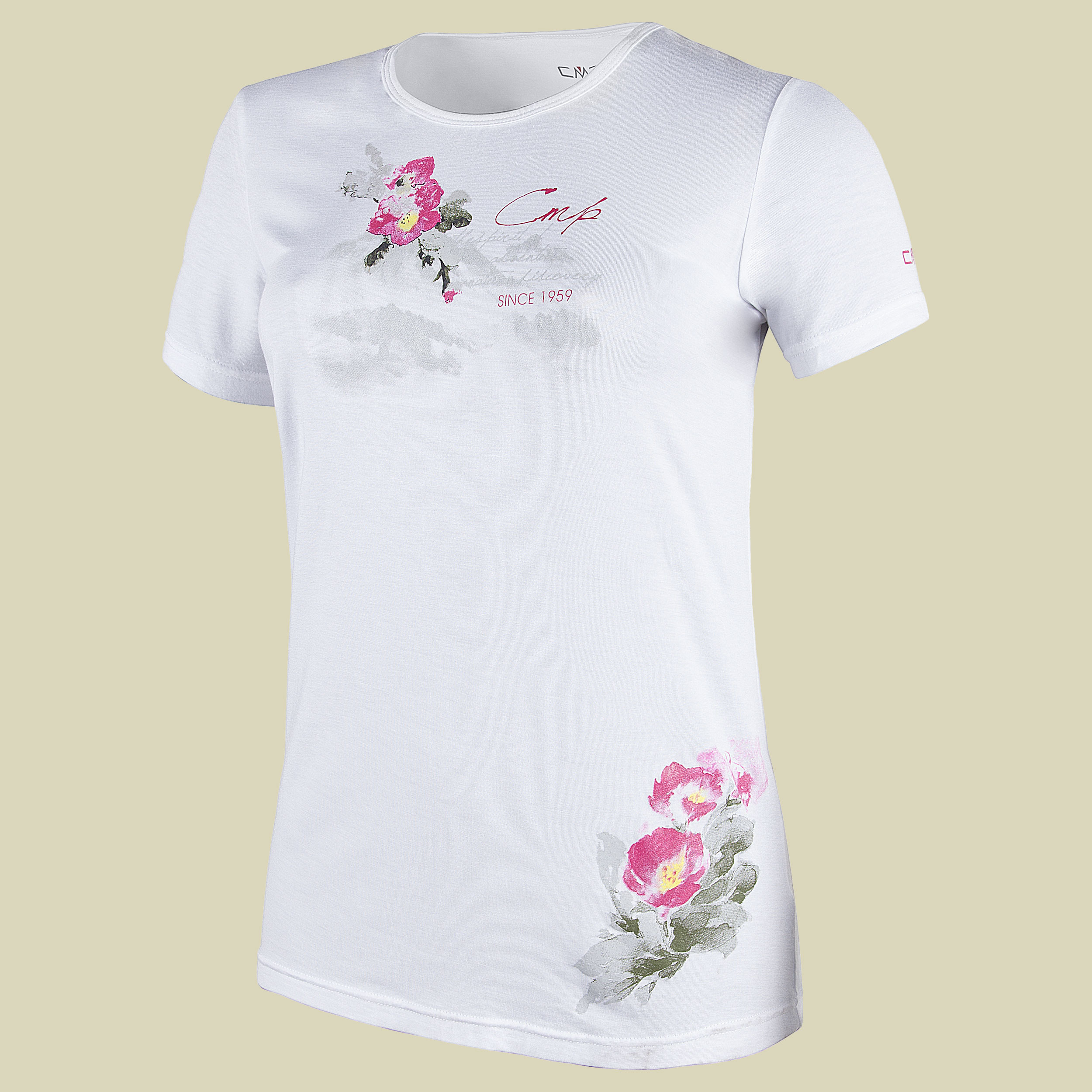 Woman T-Shirt 3T66966 Größe 34 Farbe A001 bianco-fuxia