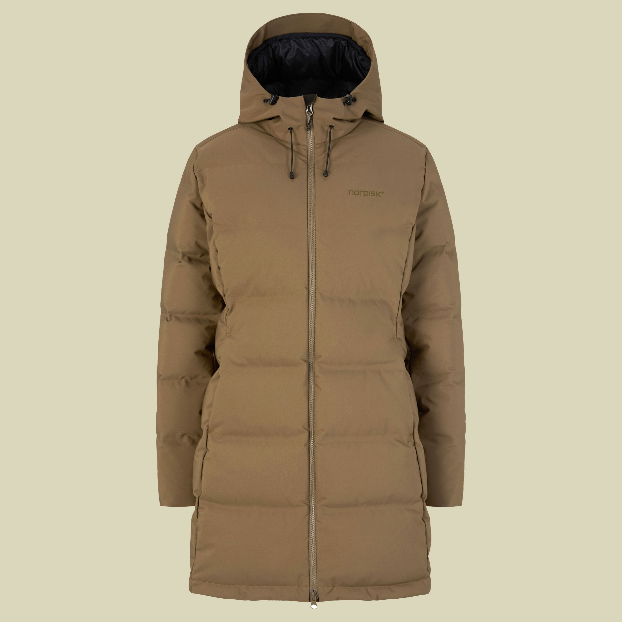 Aukea W's Bonded Down Coat L braun - capers