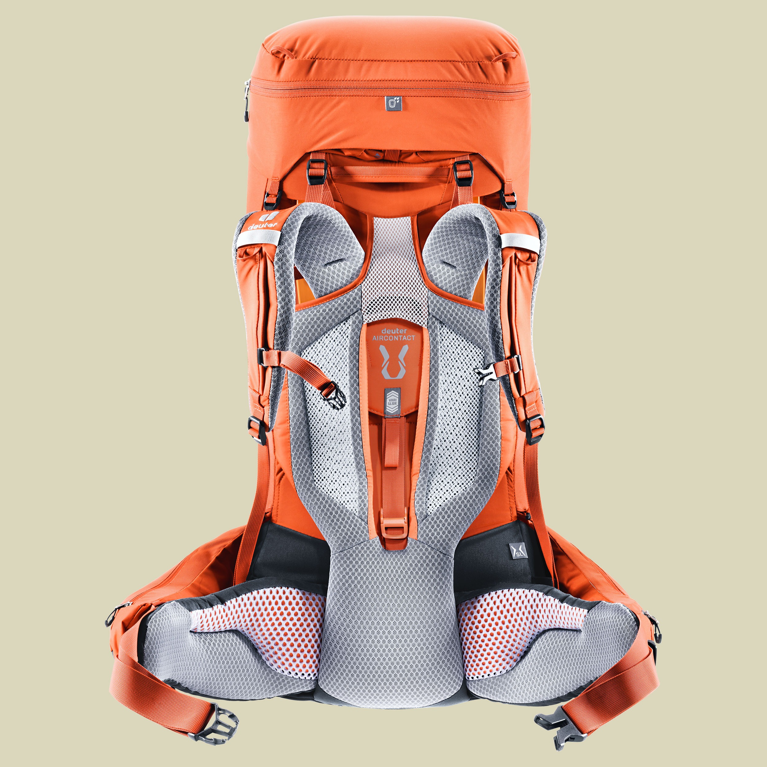 Aircontact Core 55+10 SL Volumen 55 L + 10 L Farbe paprika-graphite