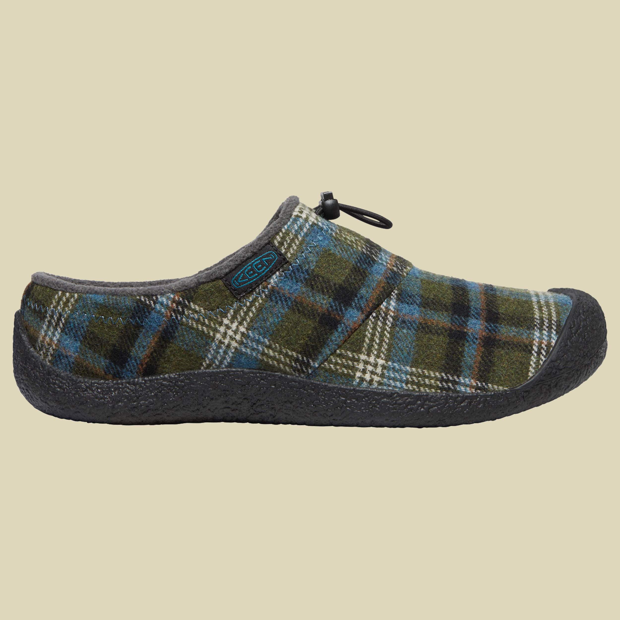 Howser III Slide Men Größe UK 10,5 Farbe green plaid/black