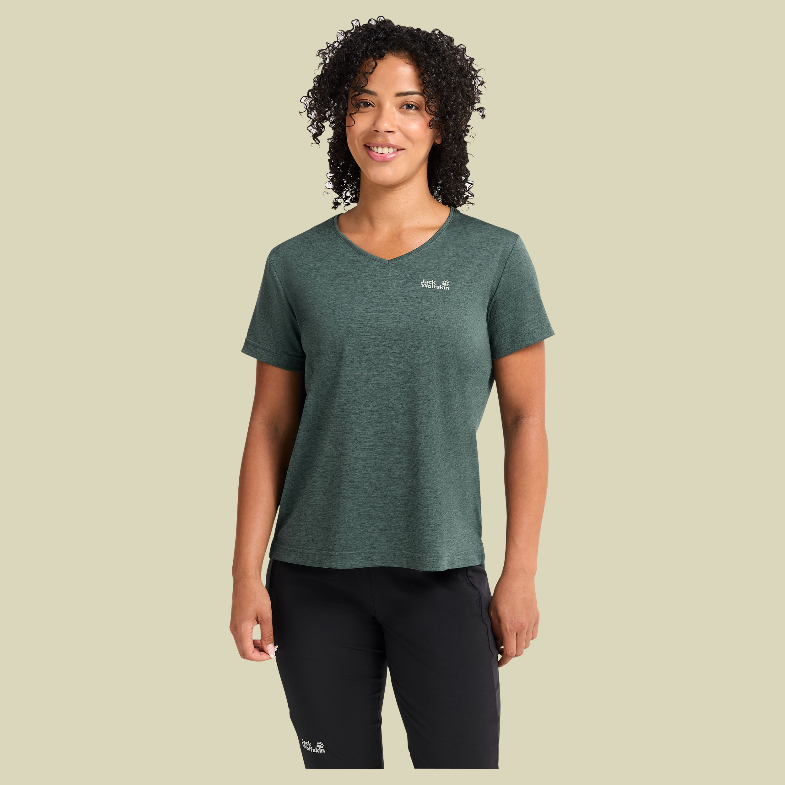 Wildtrail T Women L grün - sago palm