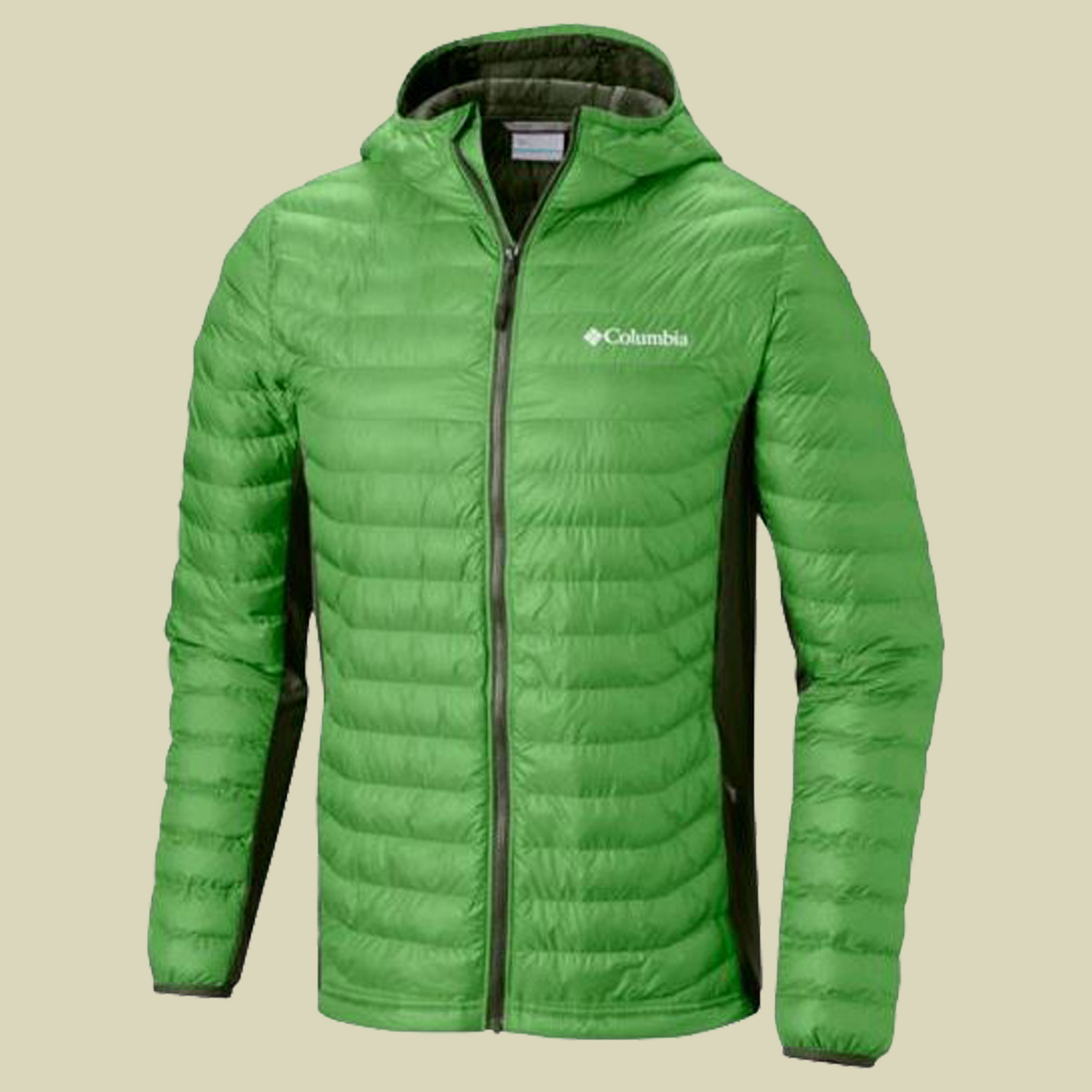 Powder Lite Hybrid Hooded Jacket Men Größe M Farbe spring mosstone