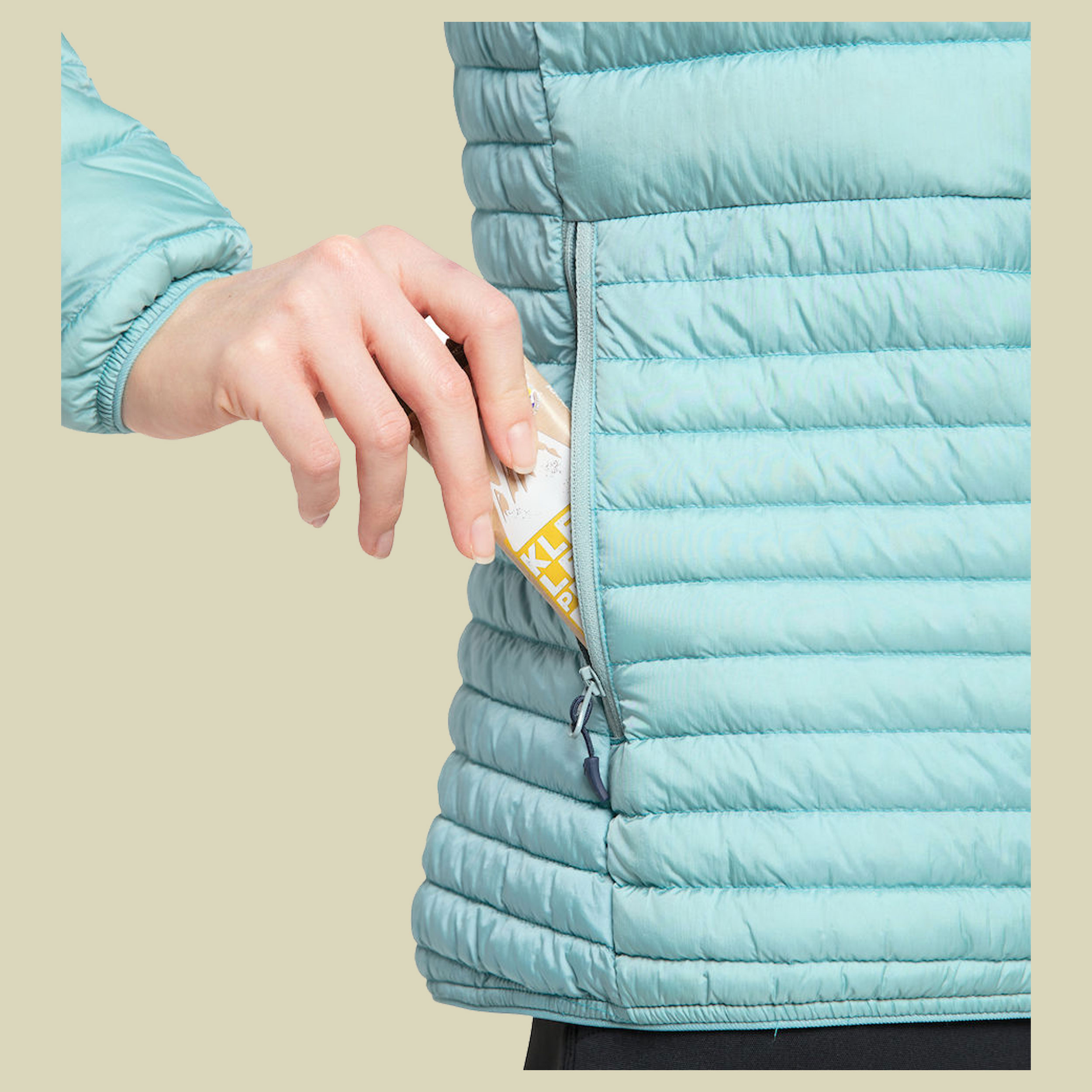Micro Nordic Down Hood Women Größe M  Farbe frost blue