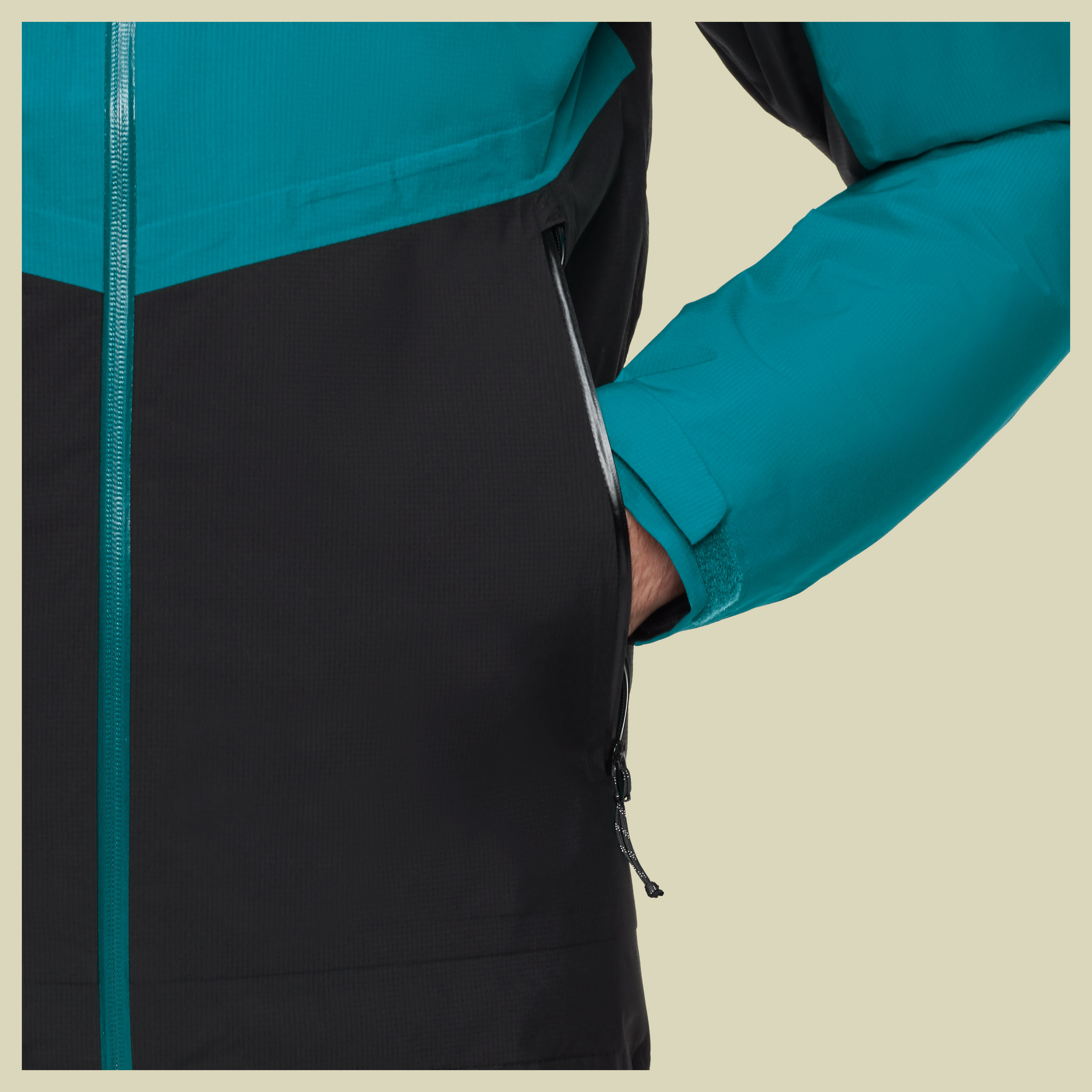 Alto Light 3 in 1 HS Hooded Jacket Men XXXL türkis - deep teal-black