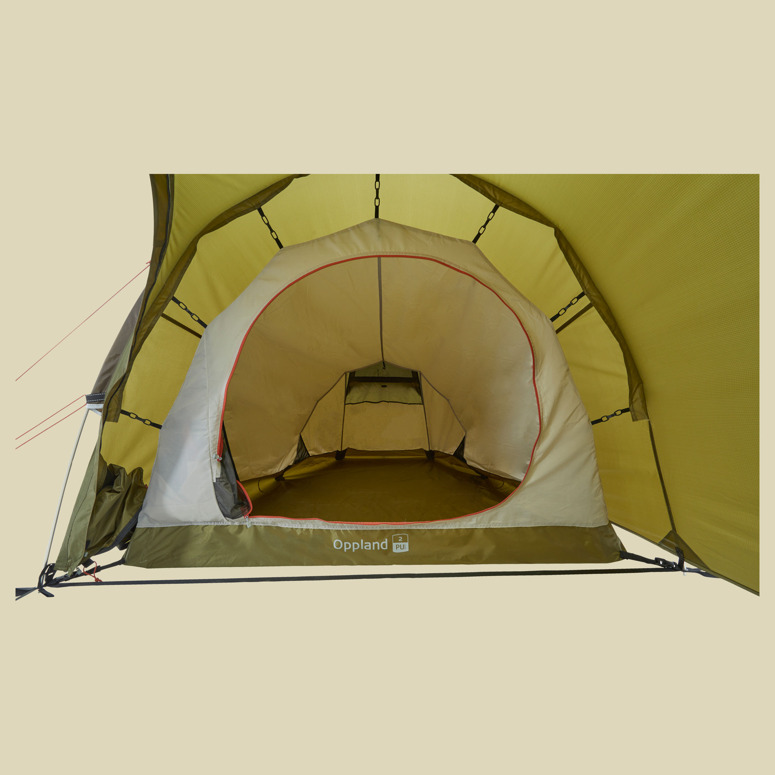 OPPLAND 2 PU Tent 2-Personen Zelt Farbe dark olive