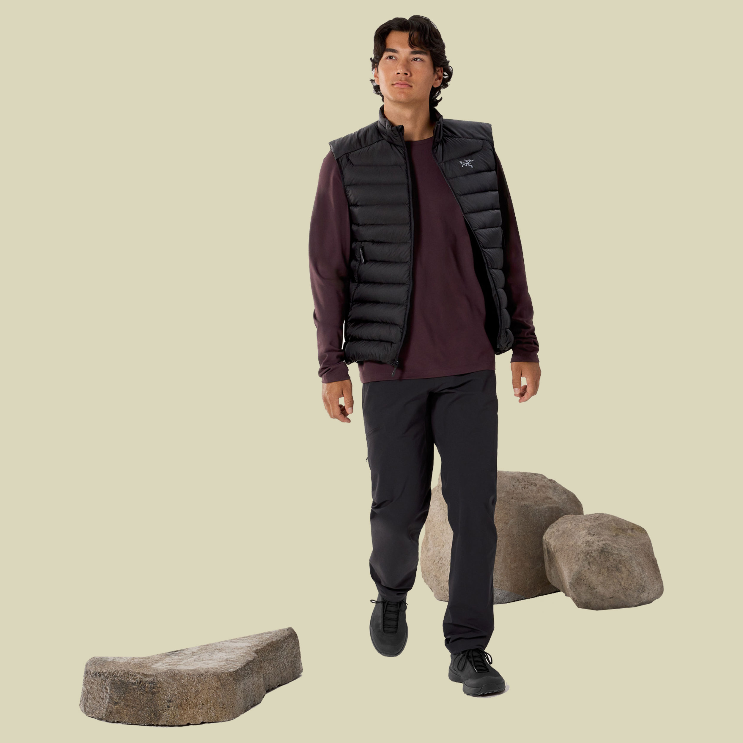 Cerium Vest Men schwarz XL - black