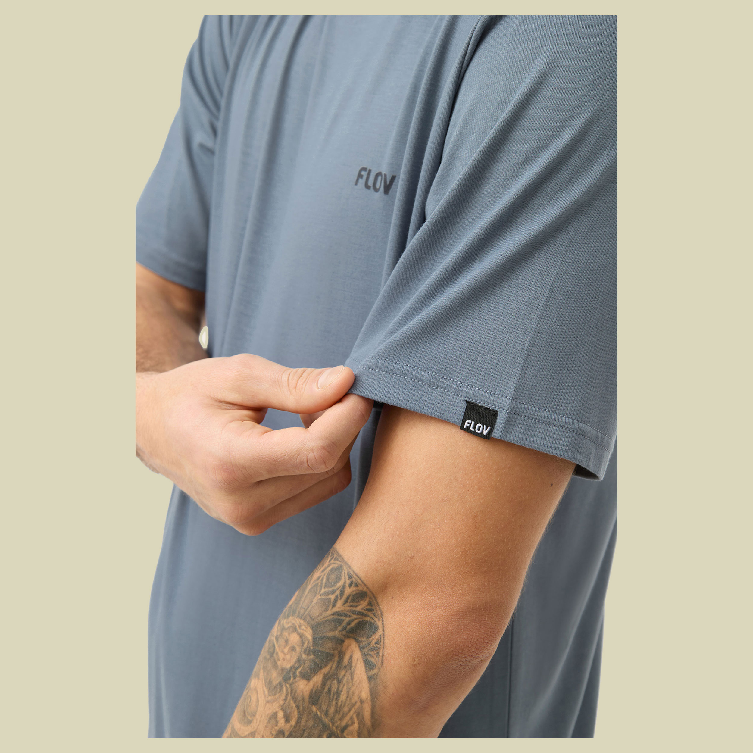 Yuba Bamboo Man T-Shirt XL blau - blue