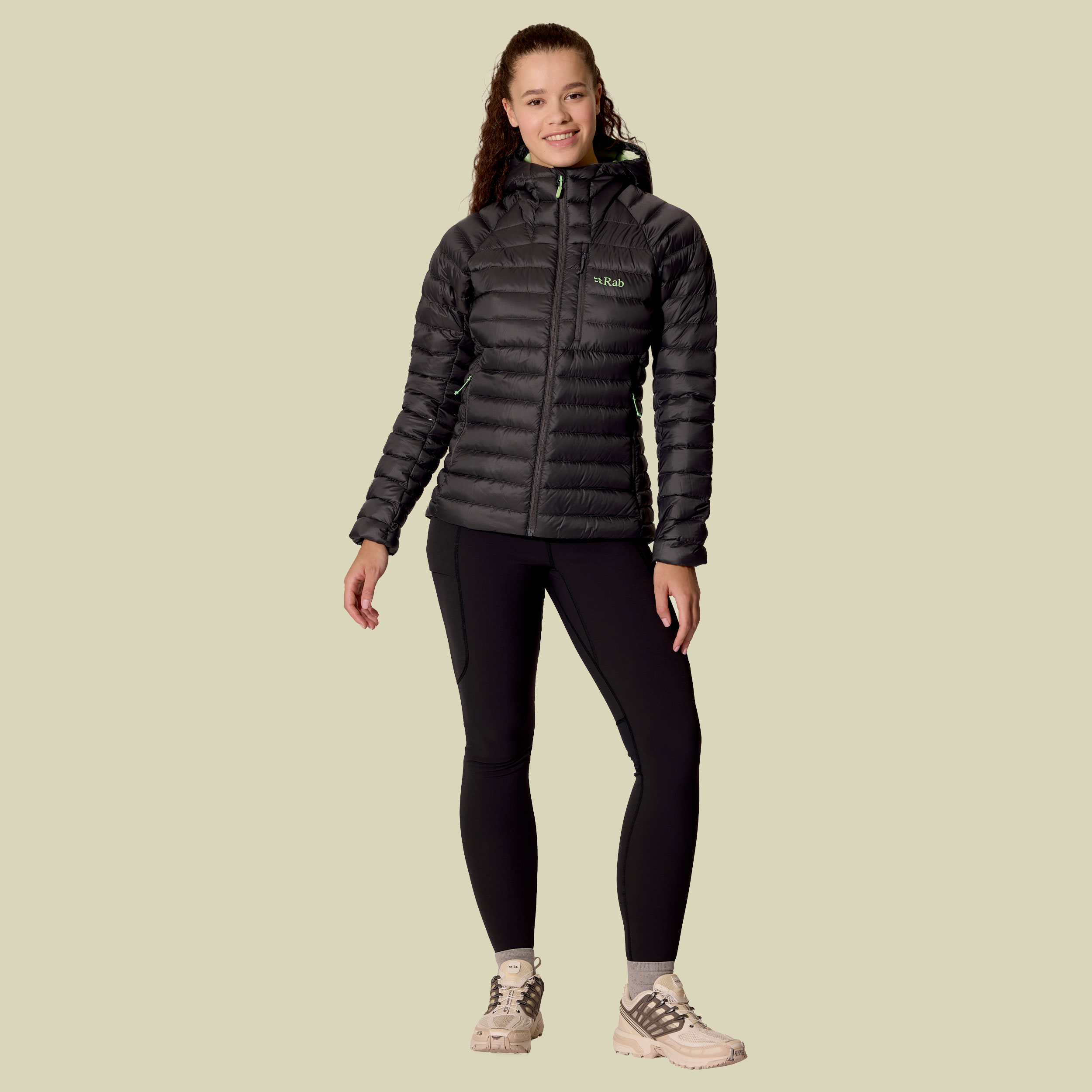 Microlight Alpine Hoody Women 38 (10) grau - graphene