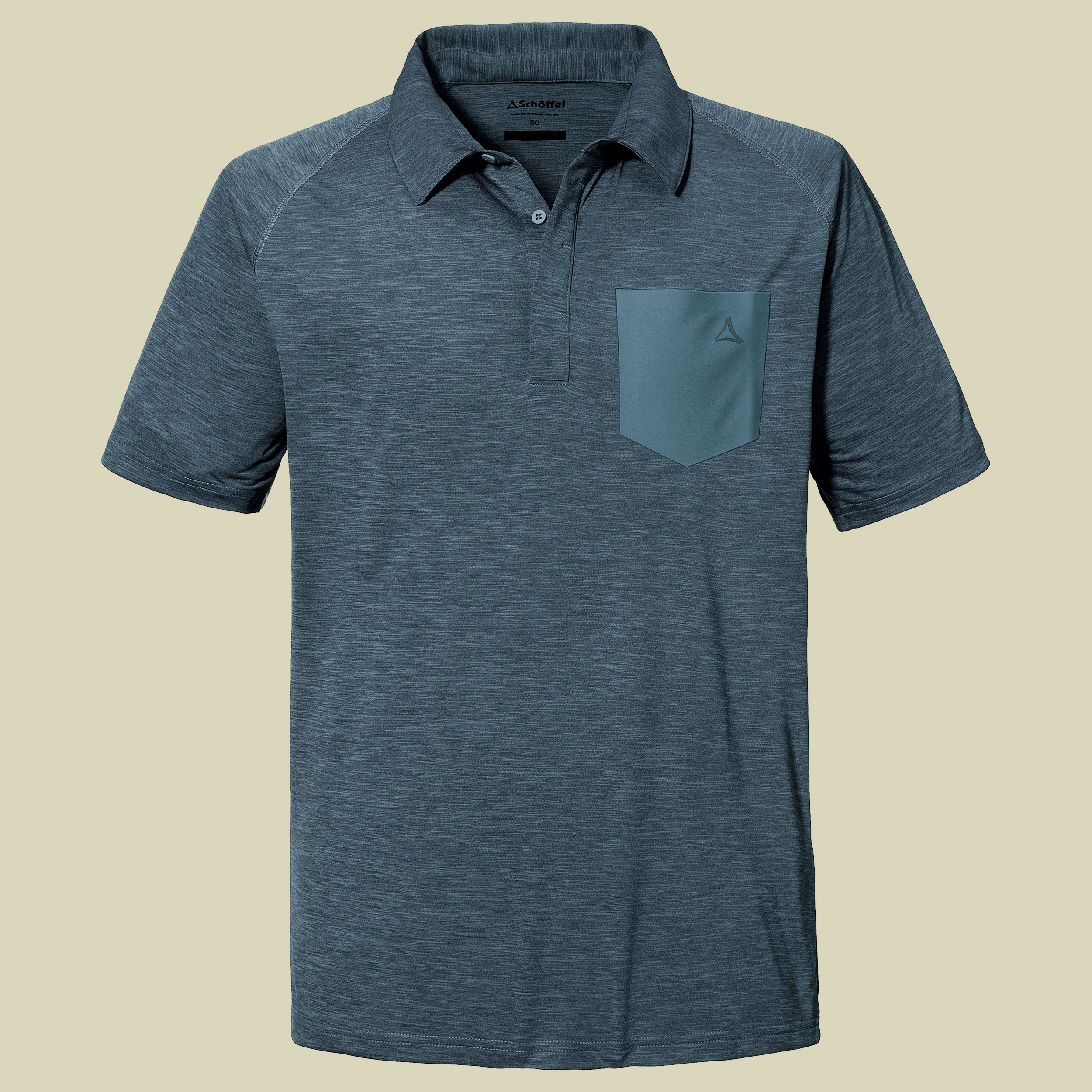 Polo Shirt Hocheck Men Größe 50 Farbe asphalt