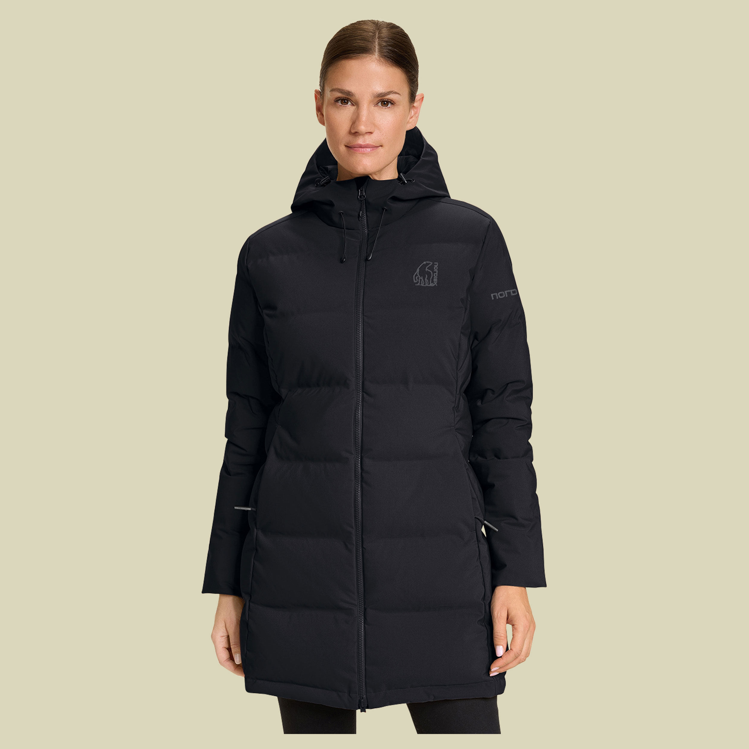 Aukea W's Bonded Down Coat S schwarz1 - cavier black