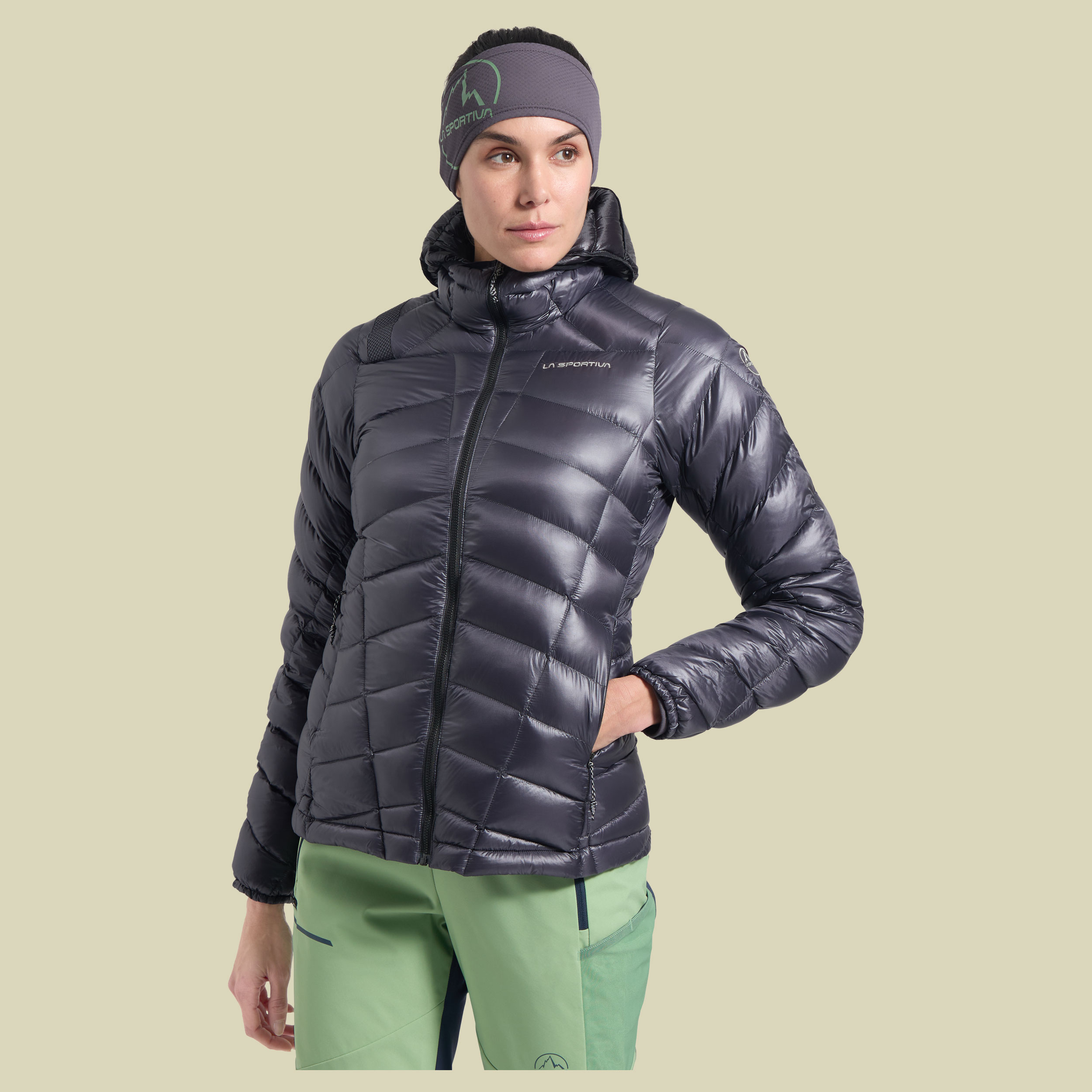 Lumina 200 Down Jacket Women S grau- Farbe grau