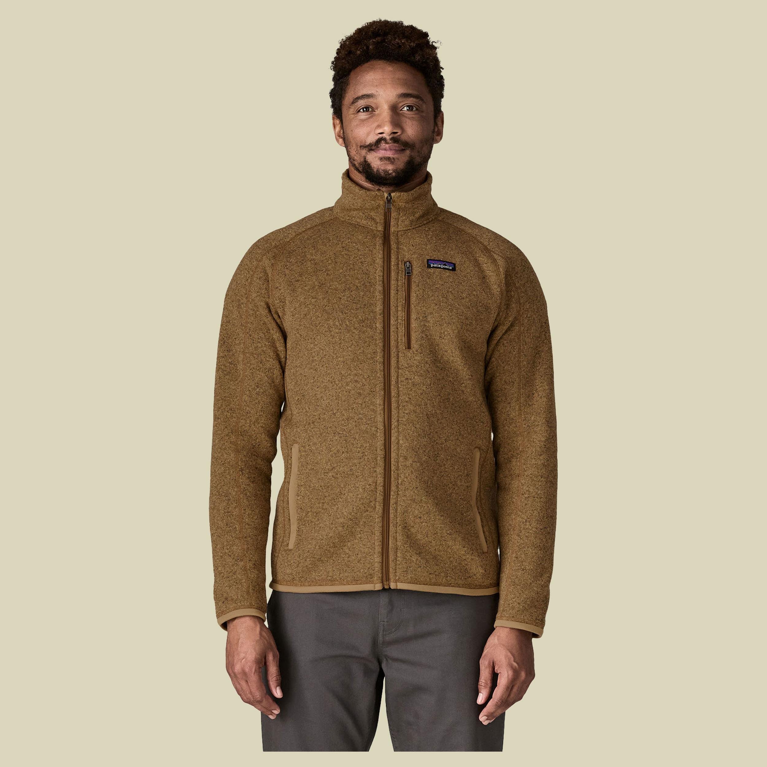 Better Sweater Jacket Men braun XXL - grayling brown