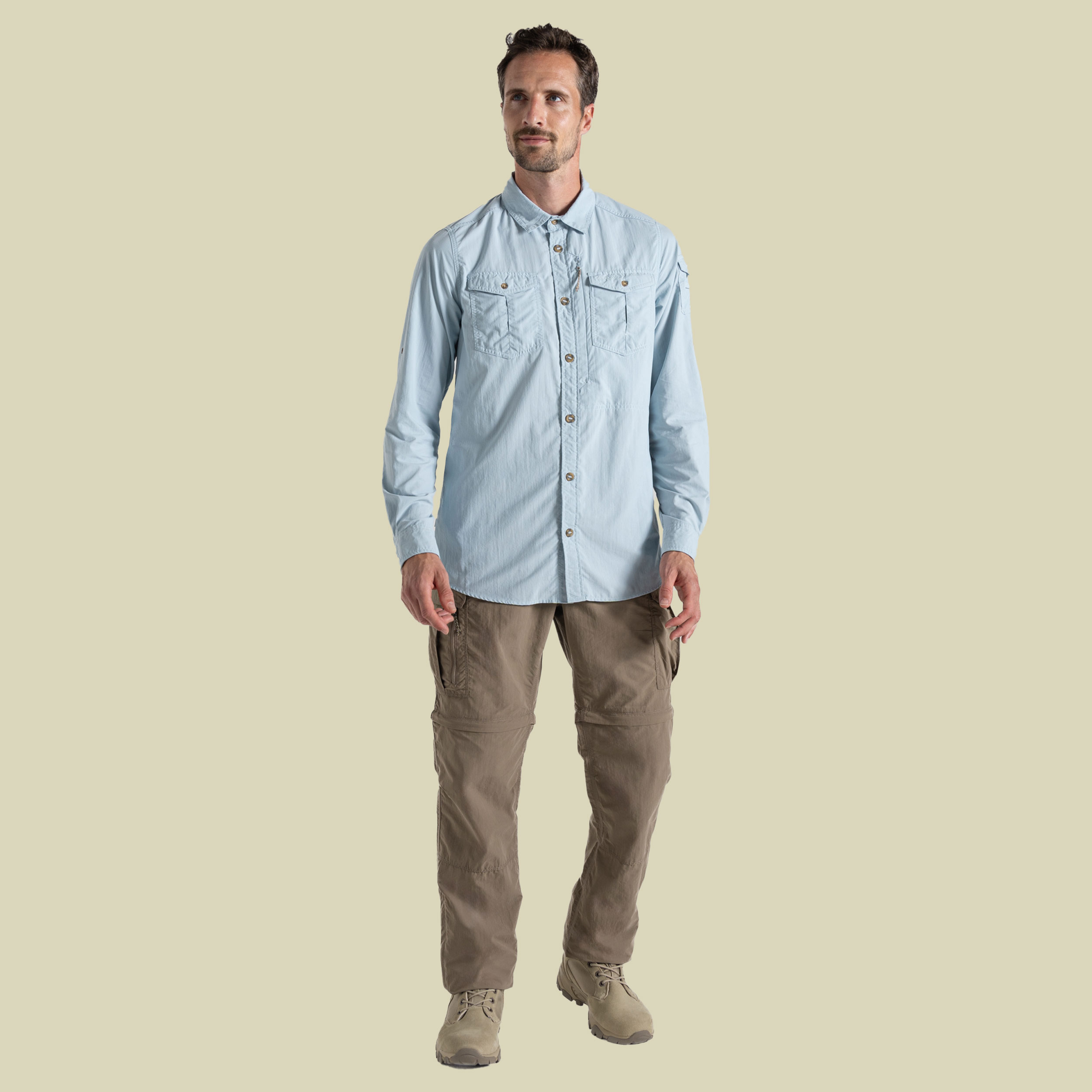 NosiLife Adventure Long Sleeved Shirt III Men XL blau - niagra blue