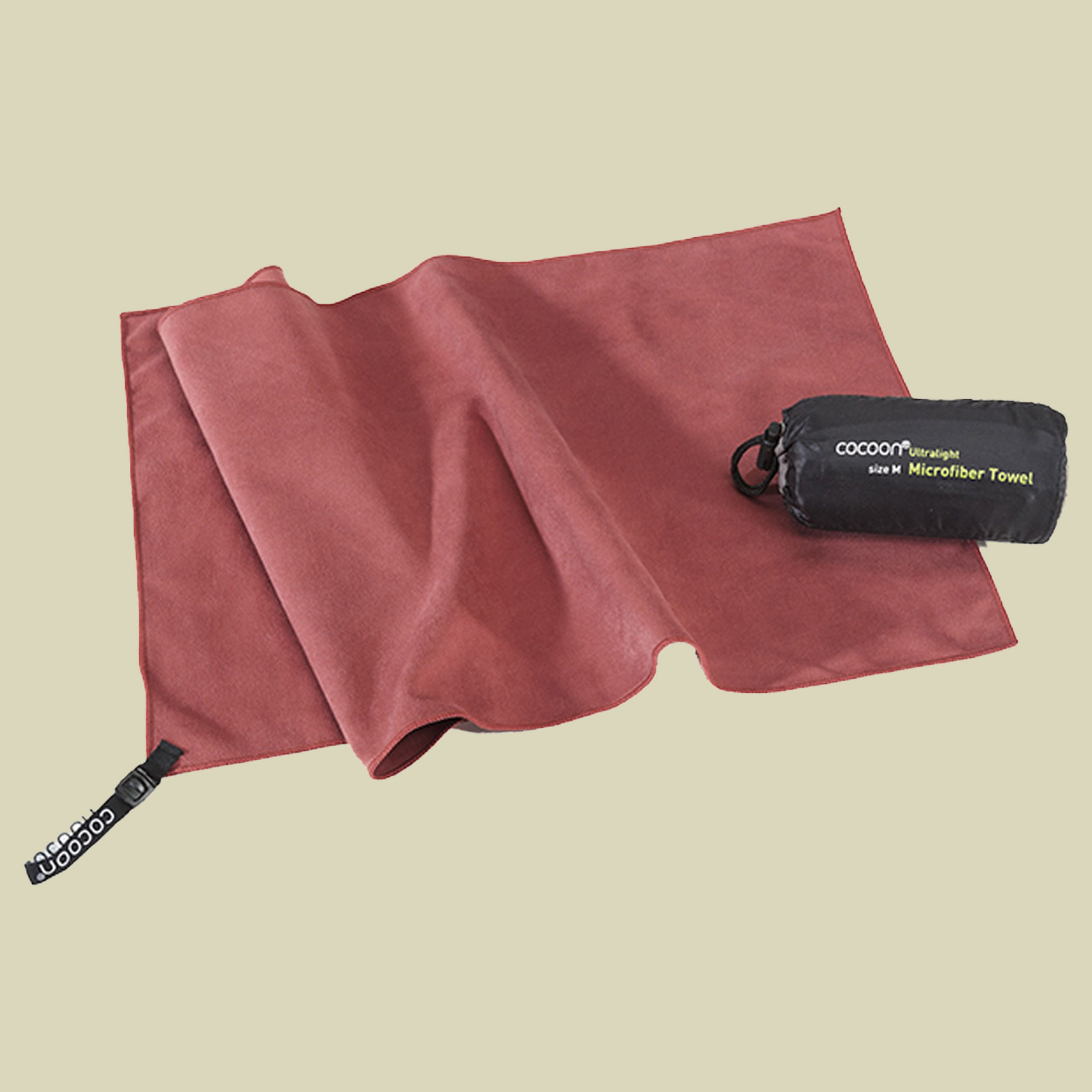 Towel Ultralight Größe large Farbe marsala red