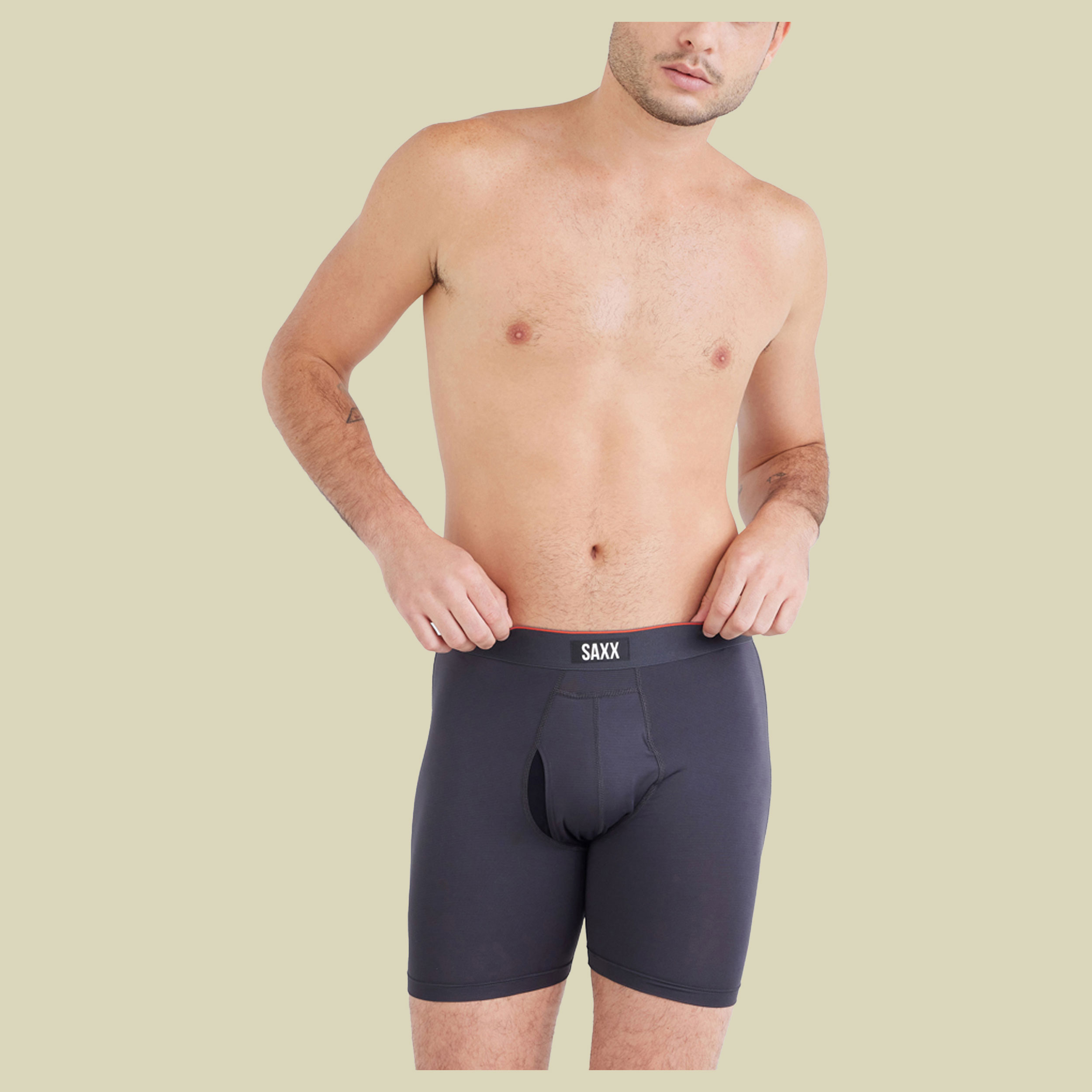 Multi Sport Mesh Boxer Brief Fly Doppelpack XL mehrfarbig II - hydro blue/faded black