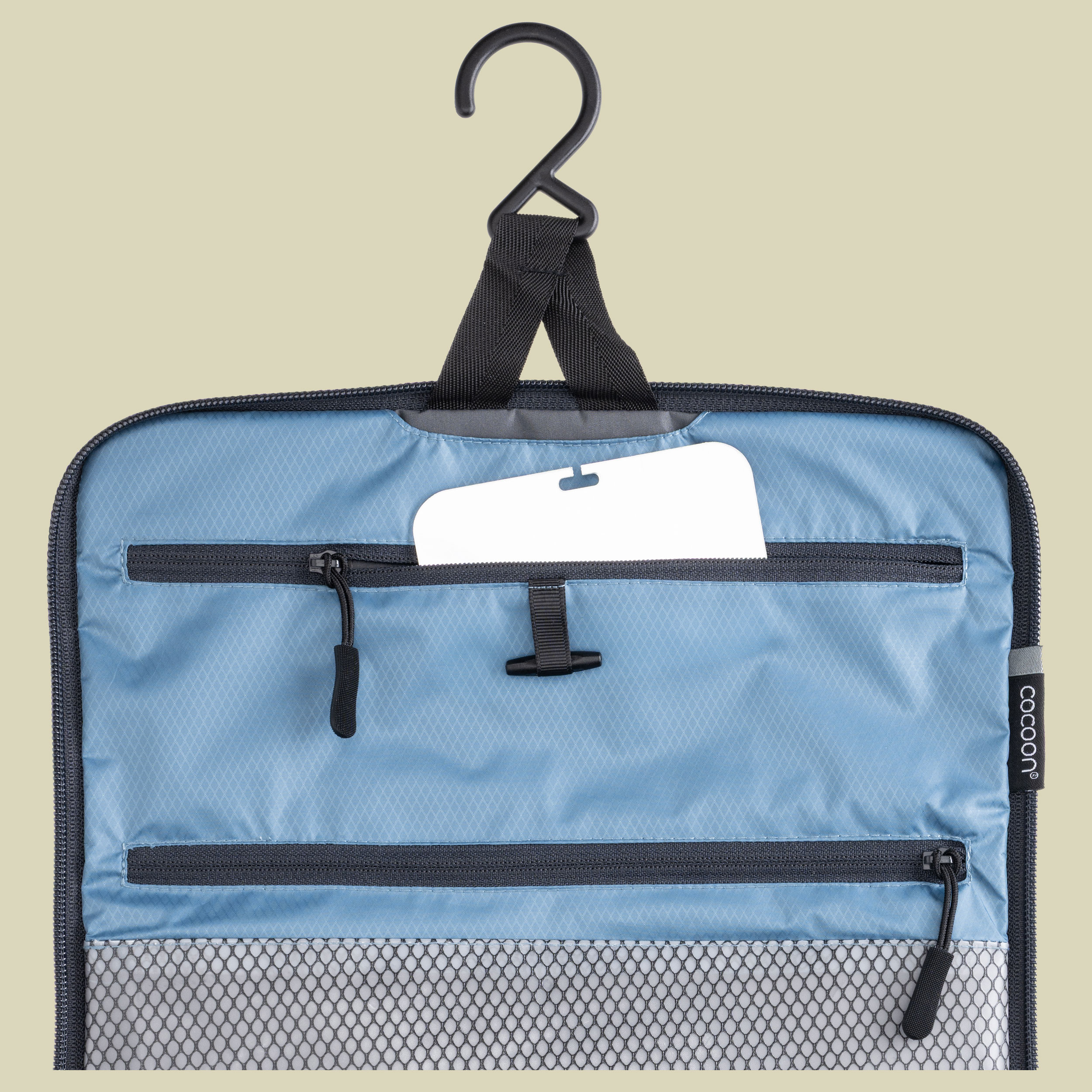 Toiletry Kit Allrounder Light ash blue/phantom black M (18 x 20 x 8 cm)