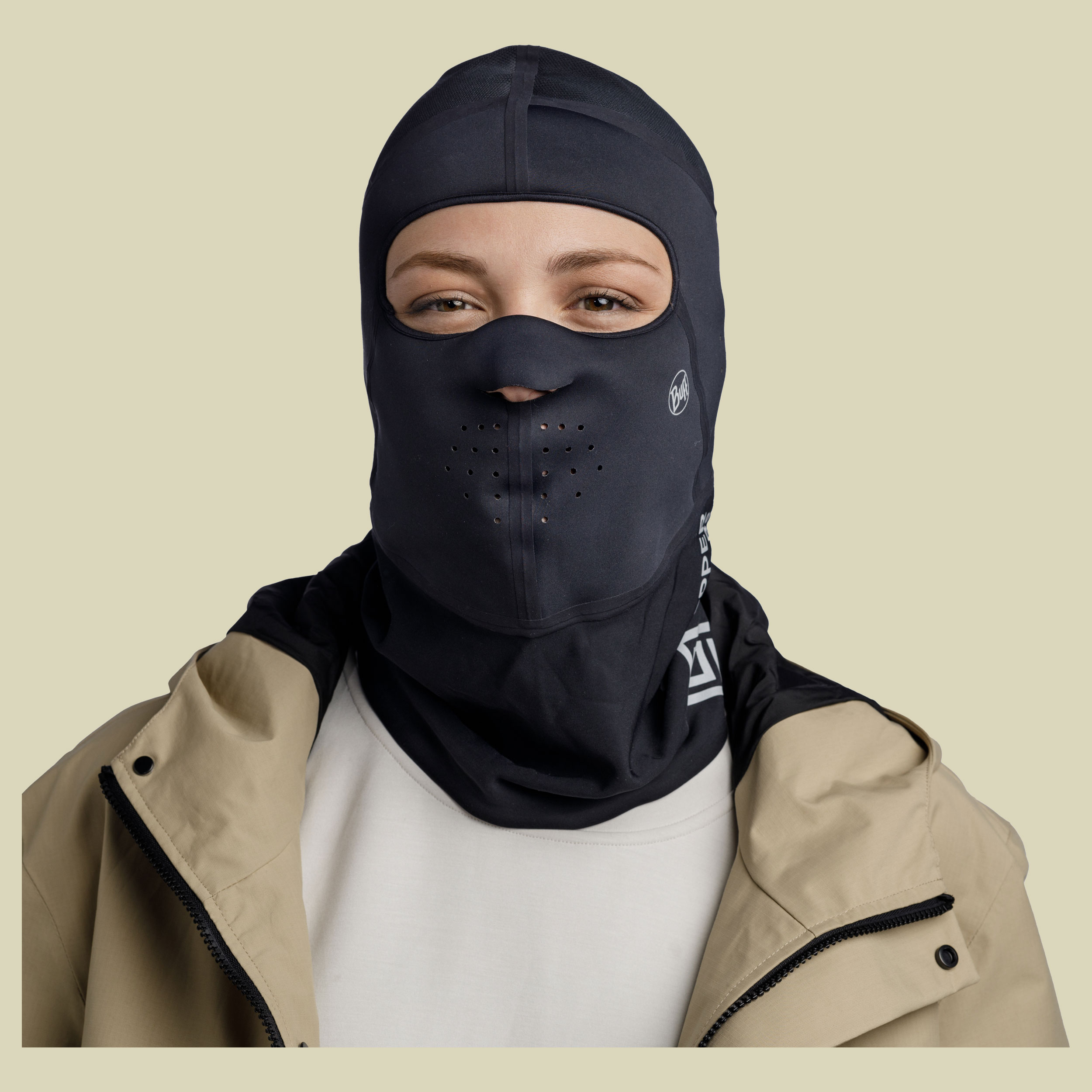 Windproof Balaclava S/M schwarz - black