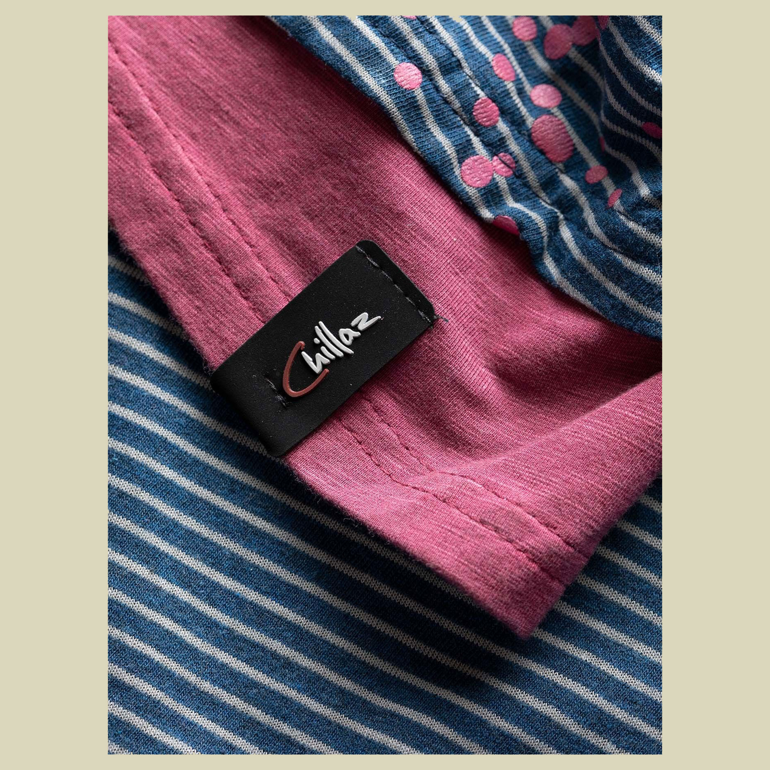 Fancy Little Dot T-Shirt Women Größe 40 Farbe indigo blue striped washed