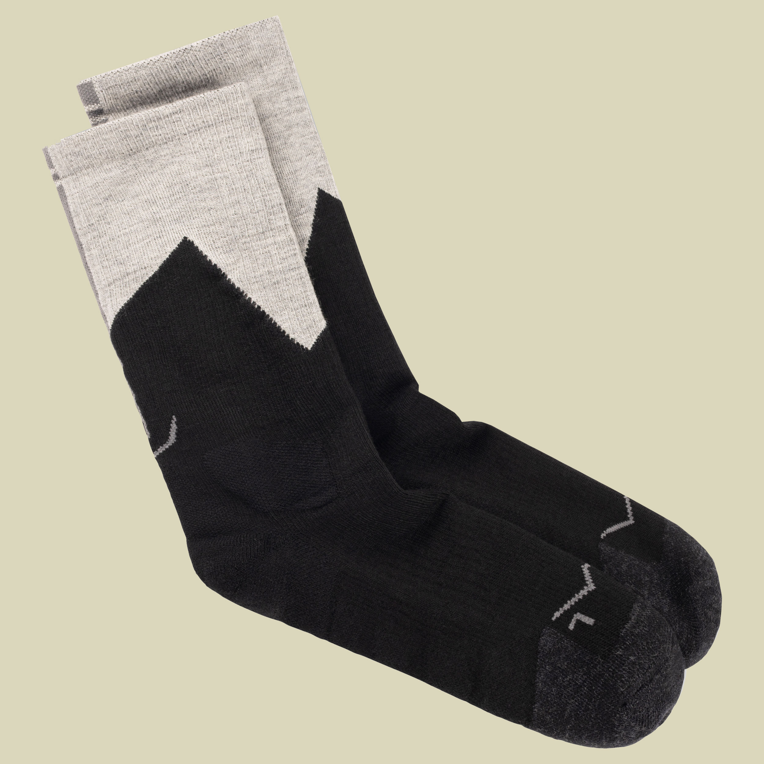 Merino Midweight Crew Socks 45-47 (XL) schwarz - MWC1 black