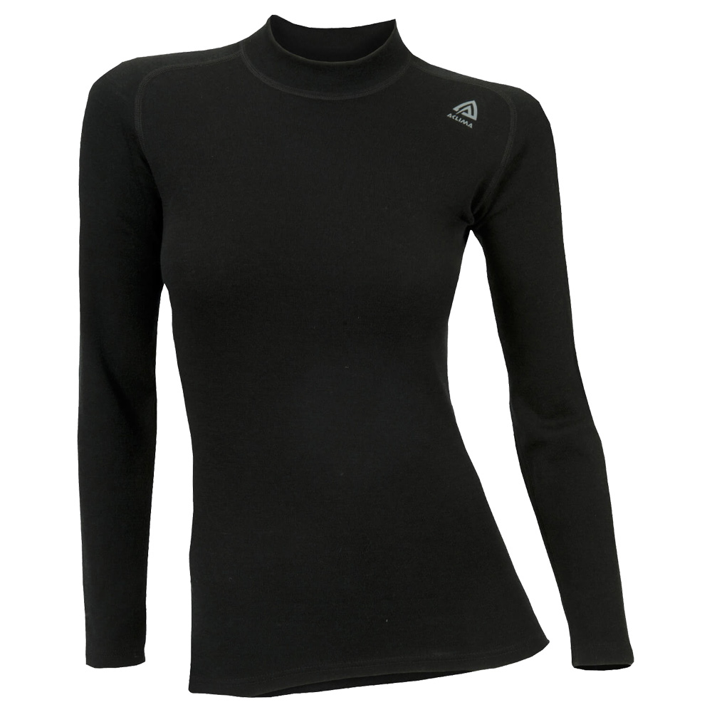 WarmWool Crew Neck Woman L jet black