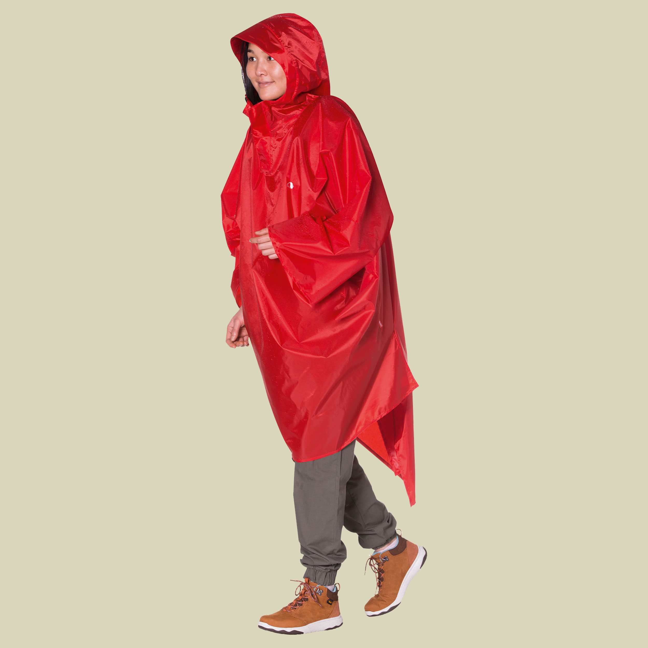 Poncho 2 (M-L) Größe M-L Farbe red