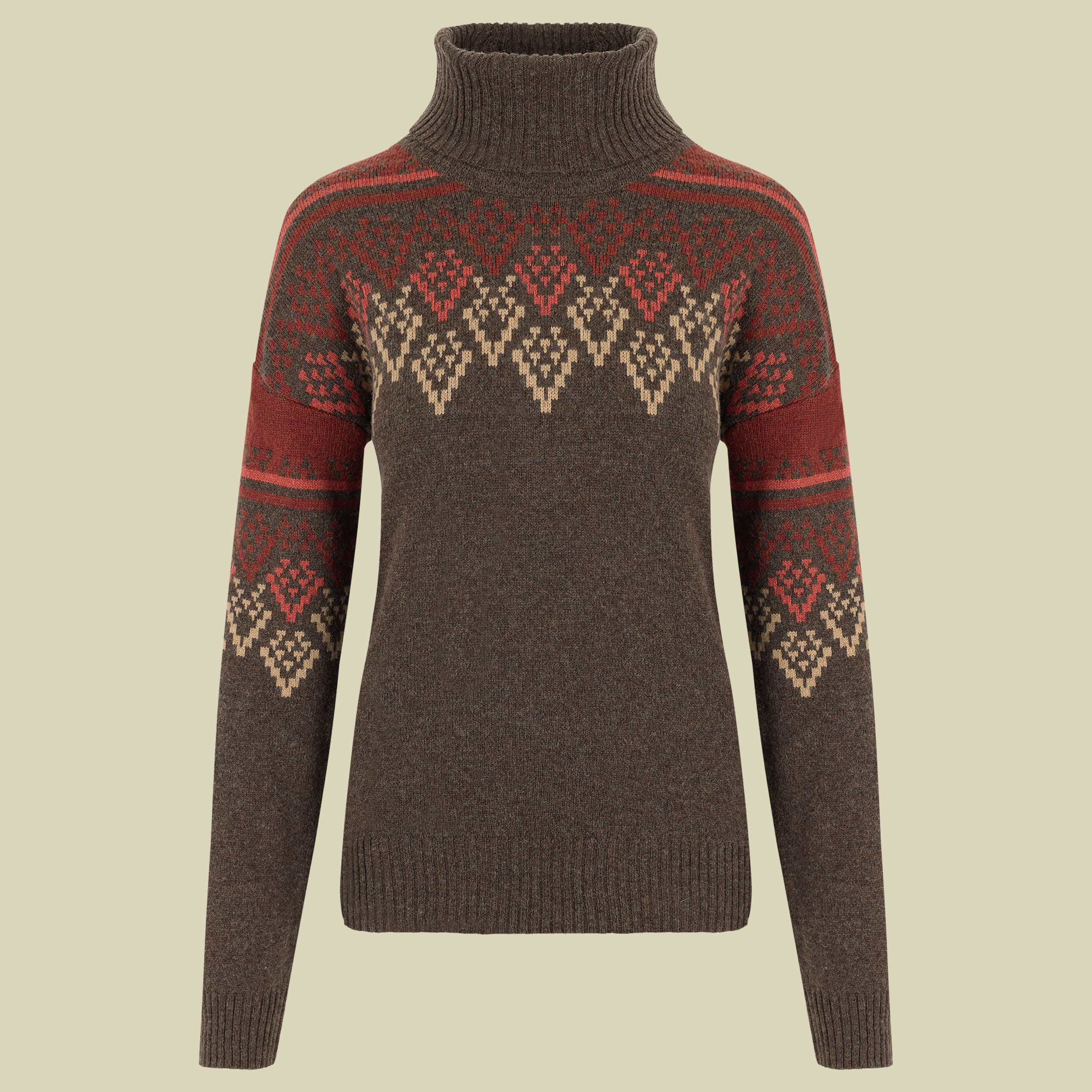 Azha Roll Neck Women M braun - cappuccino