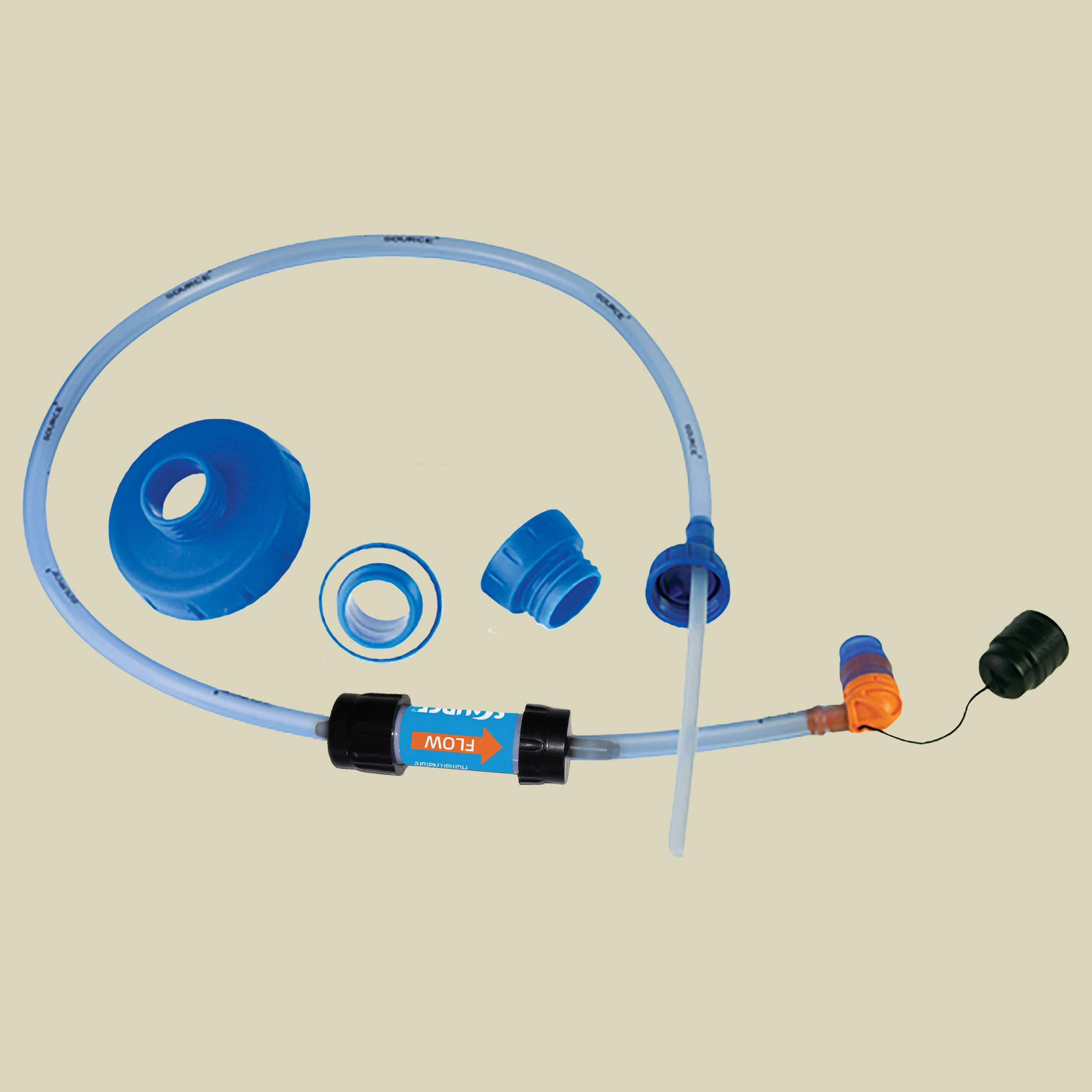 Convertube+Sawyer Filter, 2023 Farbe transparent blue