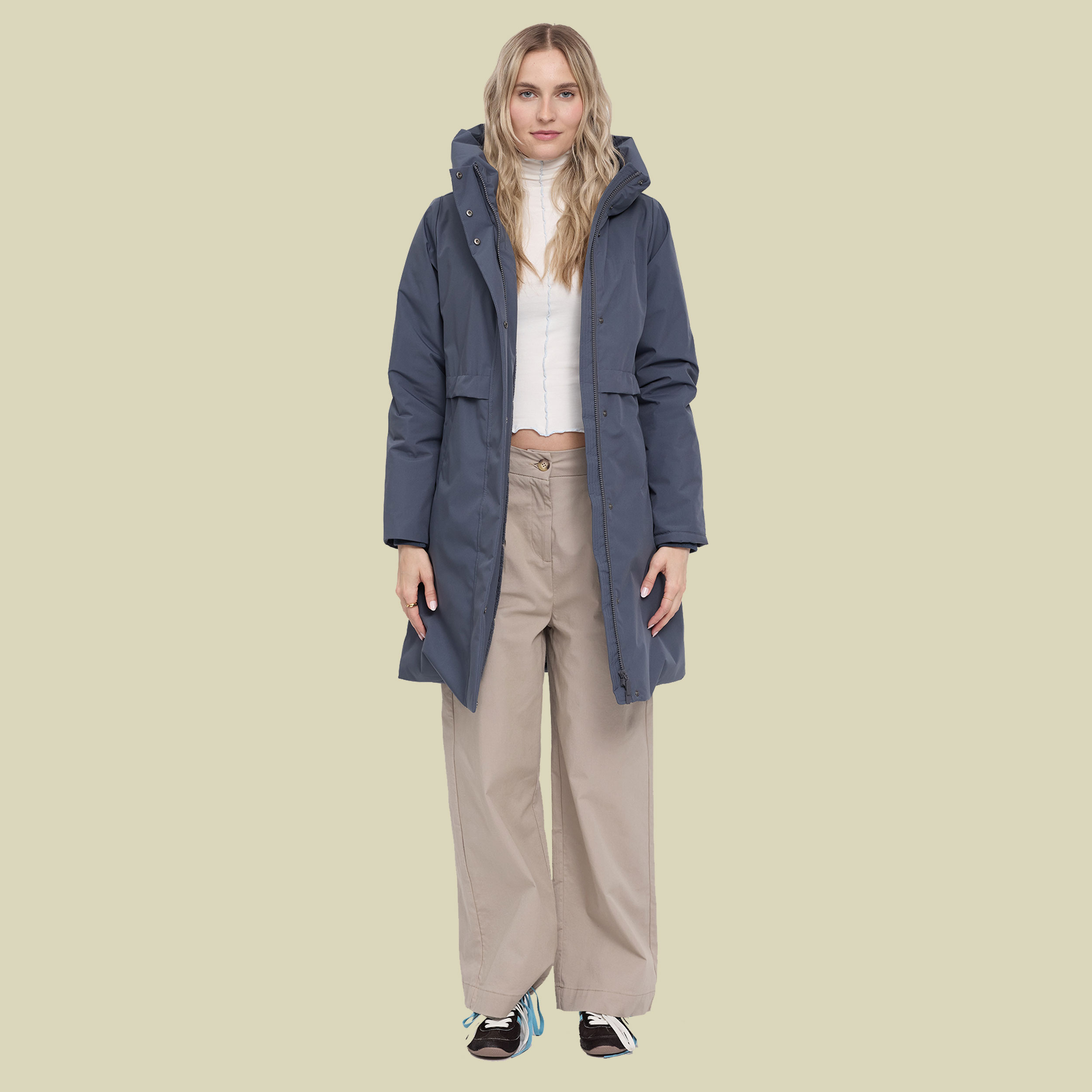 Basic Padded Parka Women XS blau1 - night flight