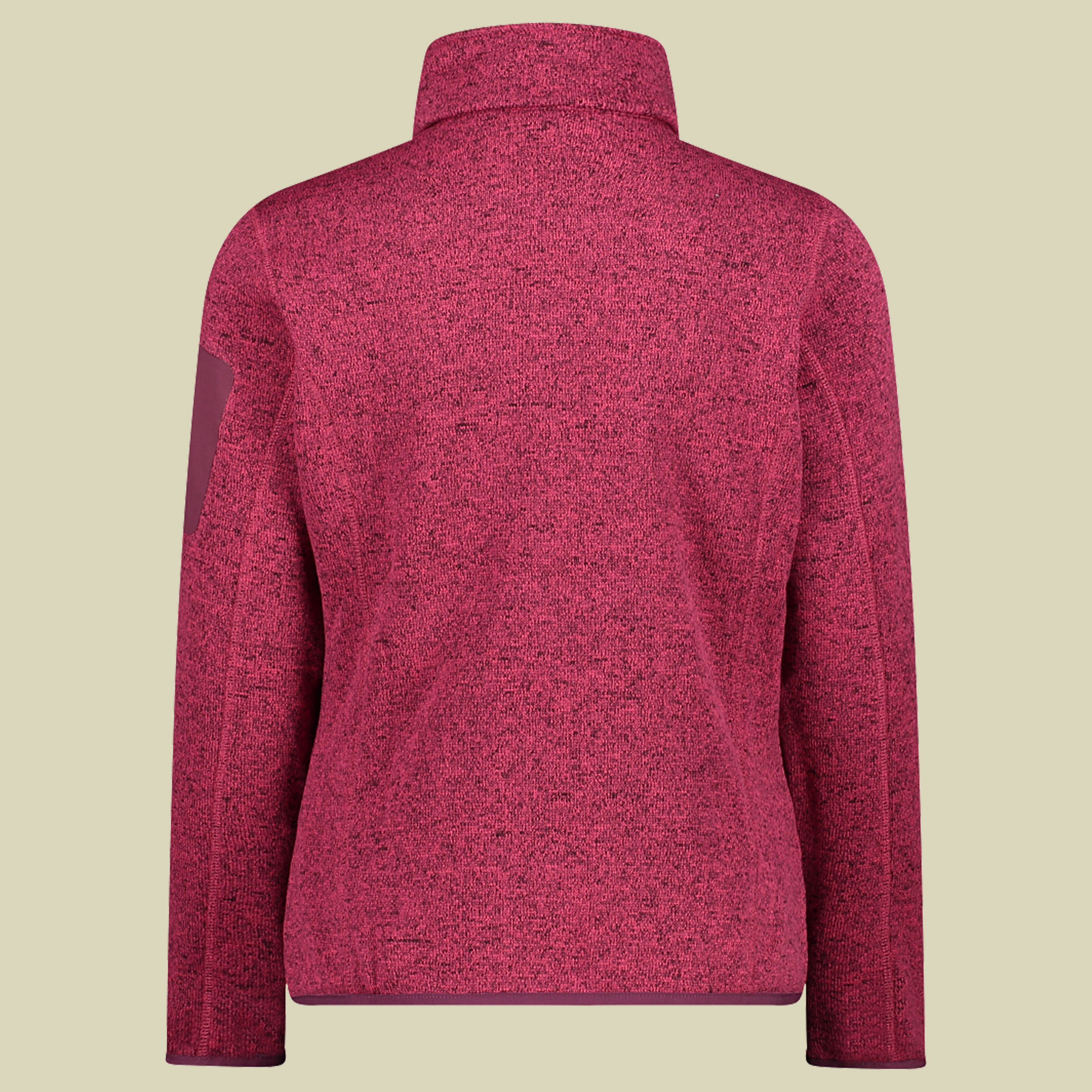 Woman Knitted Fleece Jacket CMP 3H14746 Größe 40 Farbe 06CM fucsia-amaranto