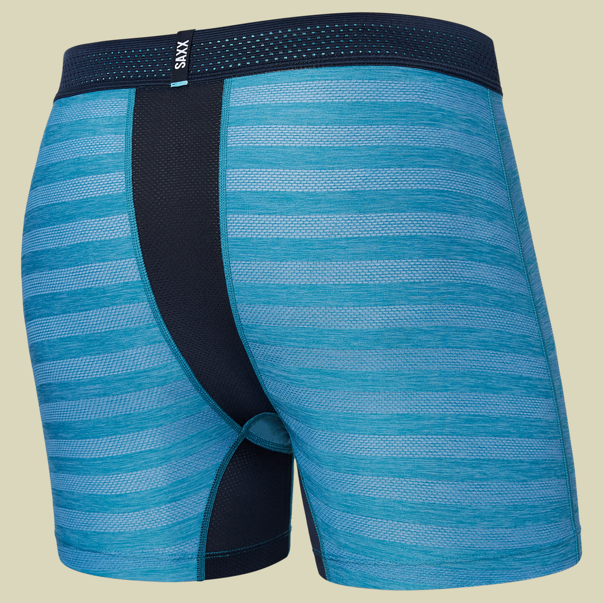 Droptemp Cooling  Mesh Boxer Brief Fly blau M - blue moon heather