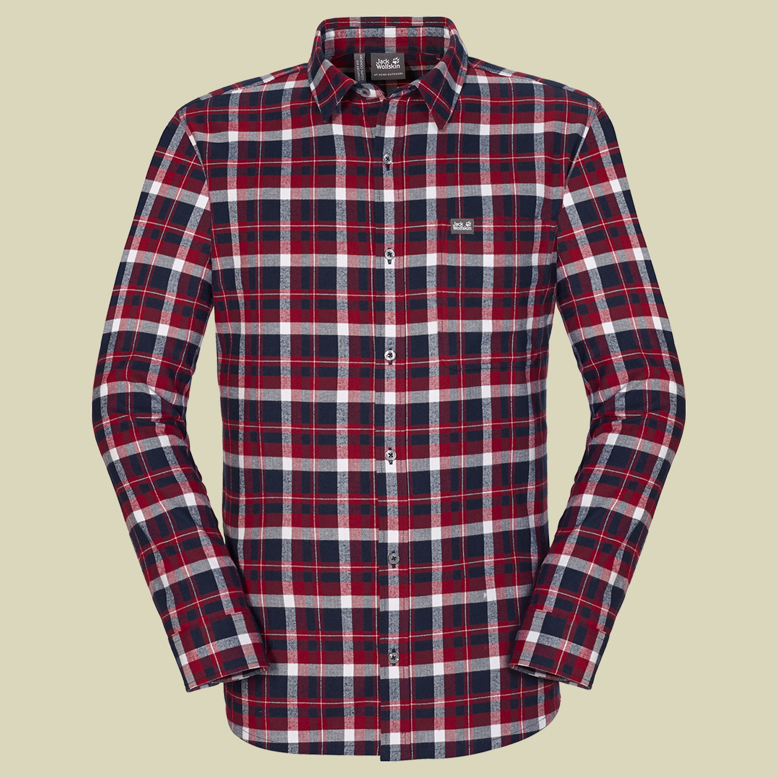 West Brook OC LS Shirt Men Größe S Farbe night blue checks