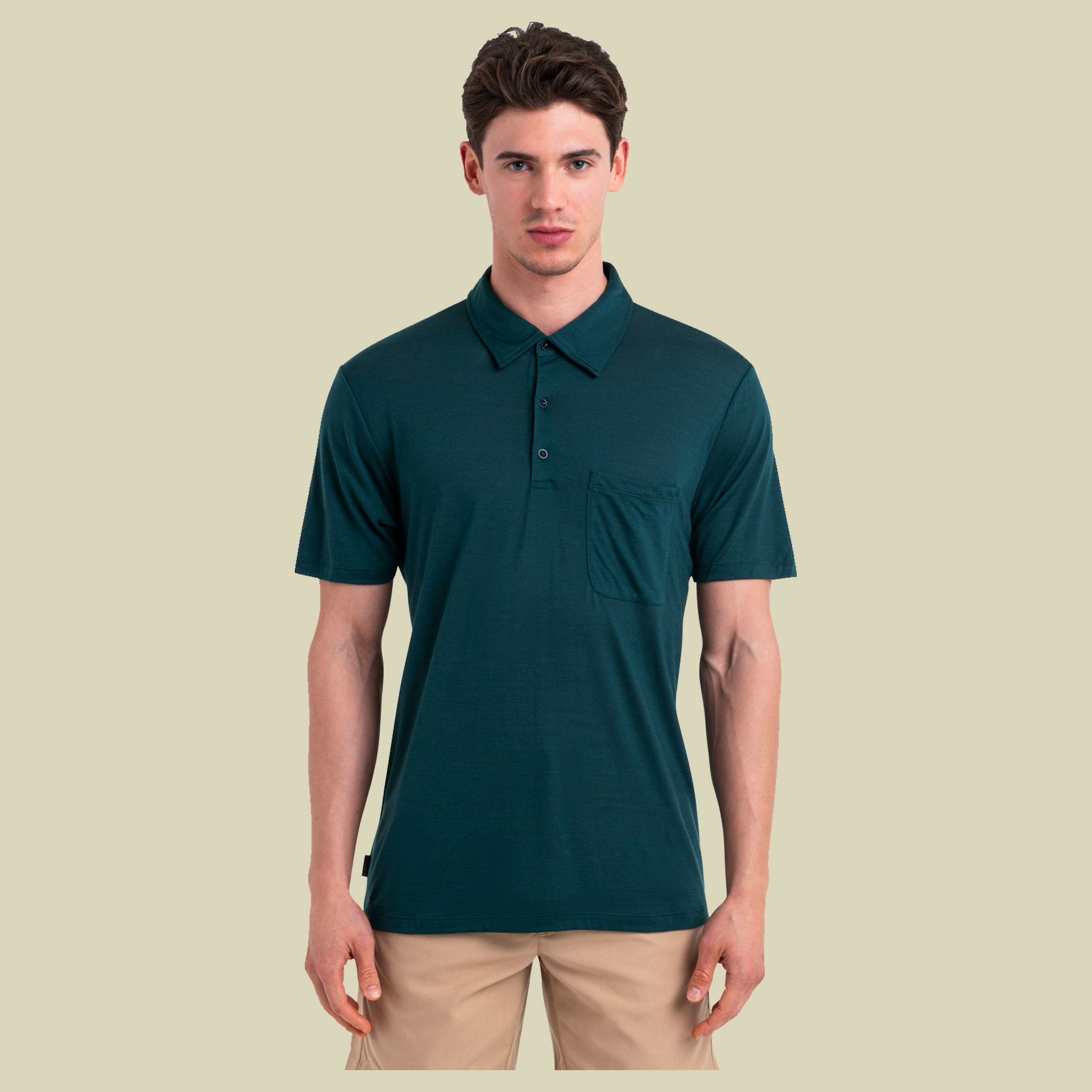 Drayden SS Polo Men L grün - fathom green
