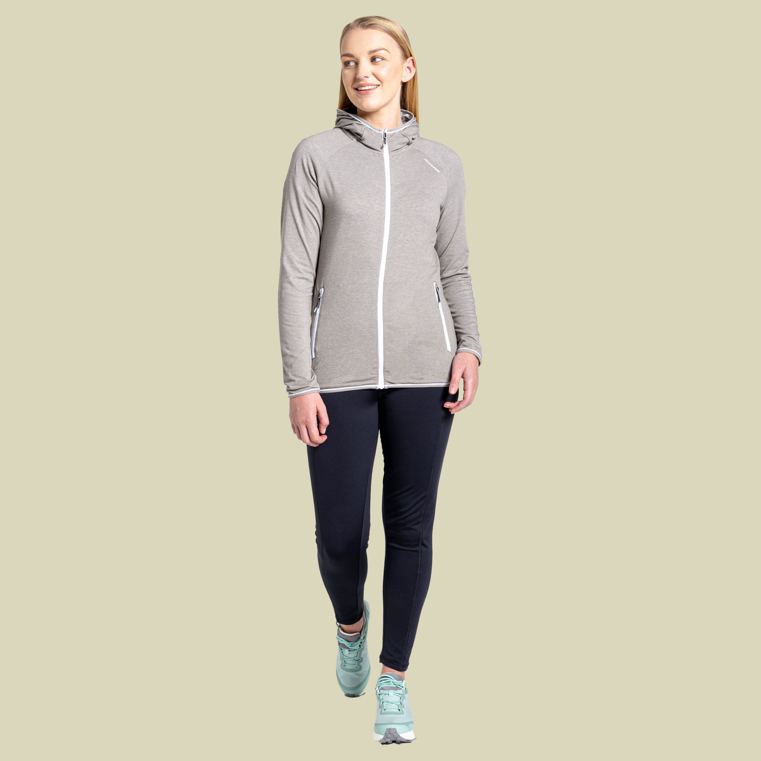 NosiLife Milanta Hoody Women Größe 34 (8) Farbe soft grey marl