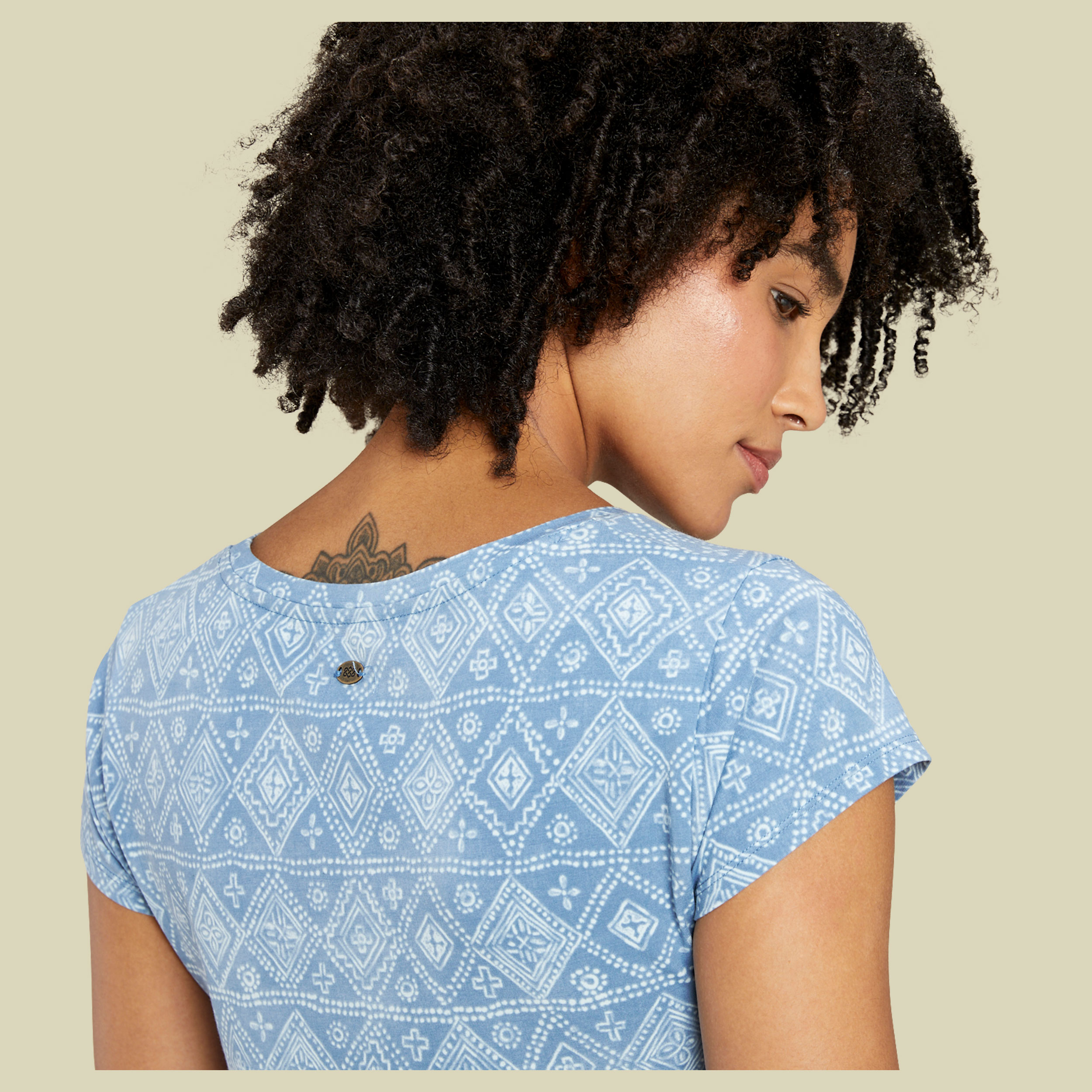 Kira Tee Women Größe M  Farbe slate blue geo