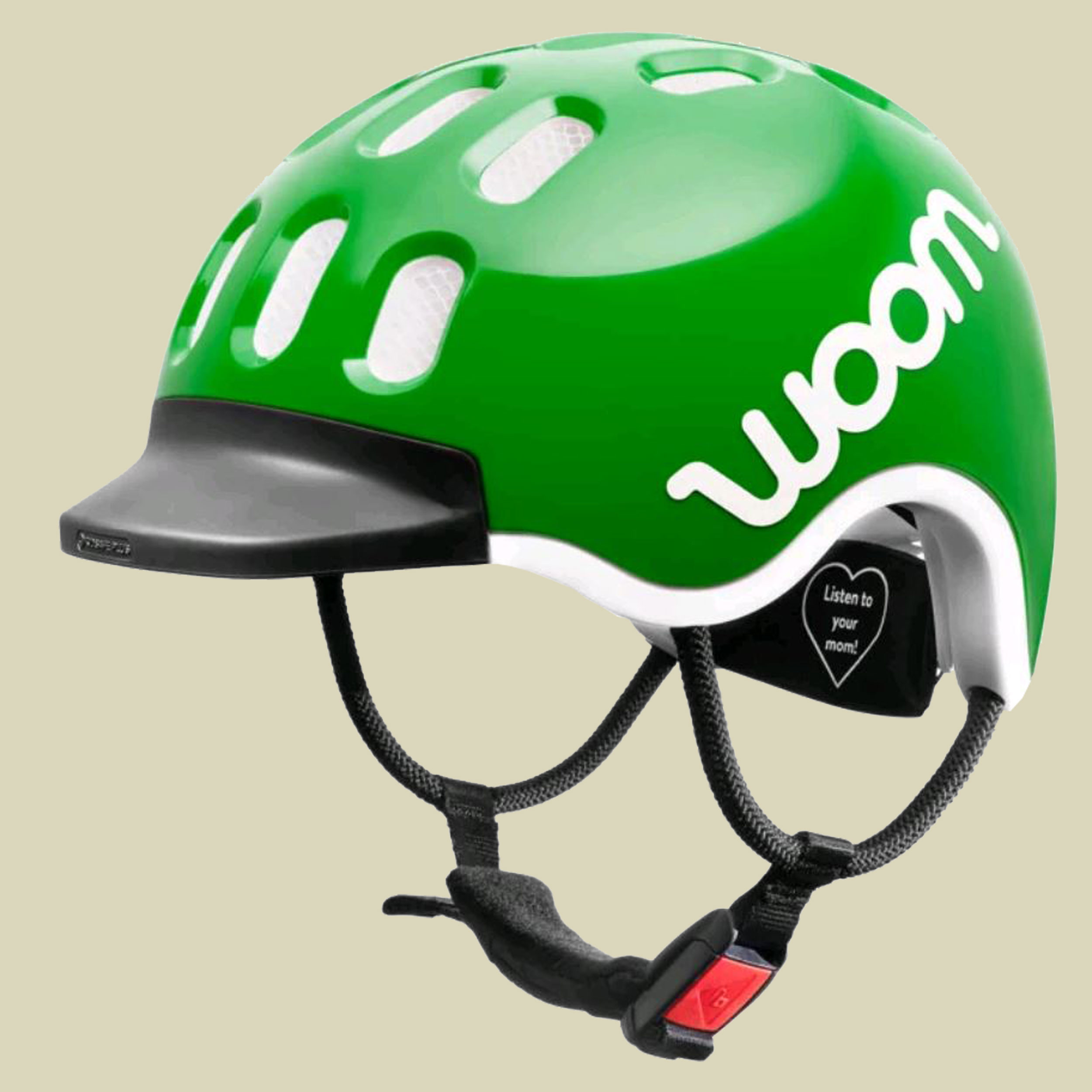 Kids Helm Größe S 50-53 cm Farbe woom green