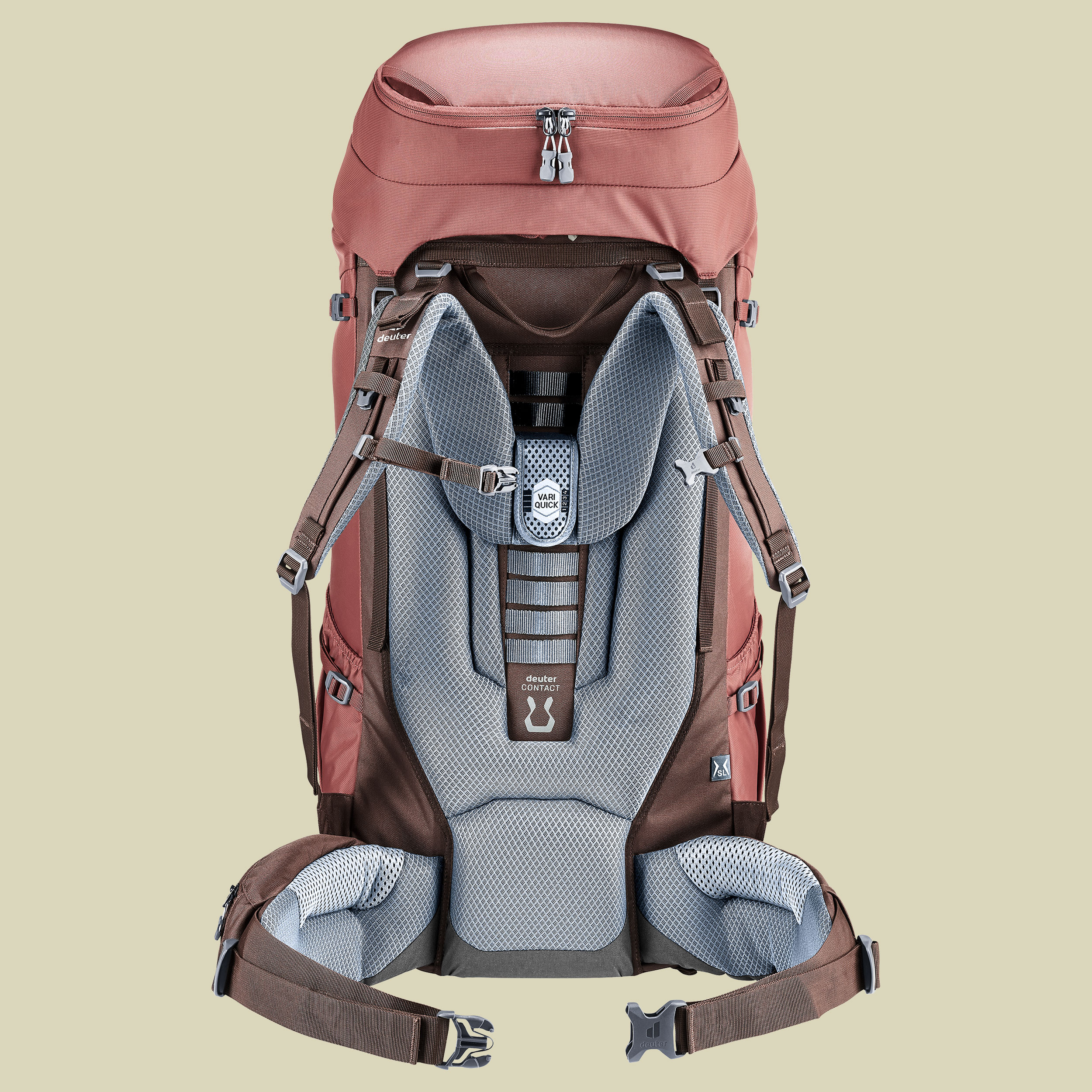 Voyager 60+10 SL Women 60+10 L rosa - caspia-raisin