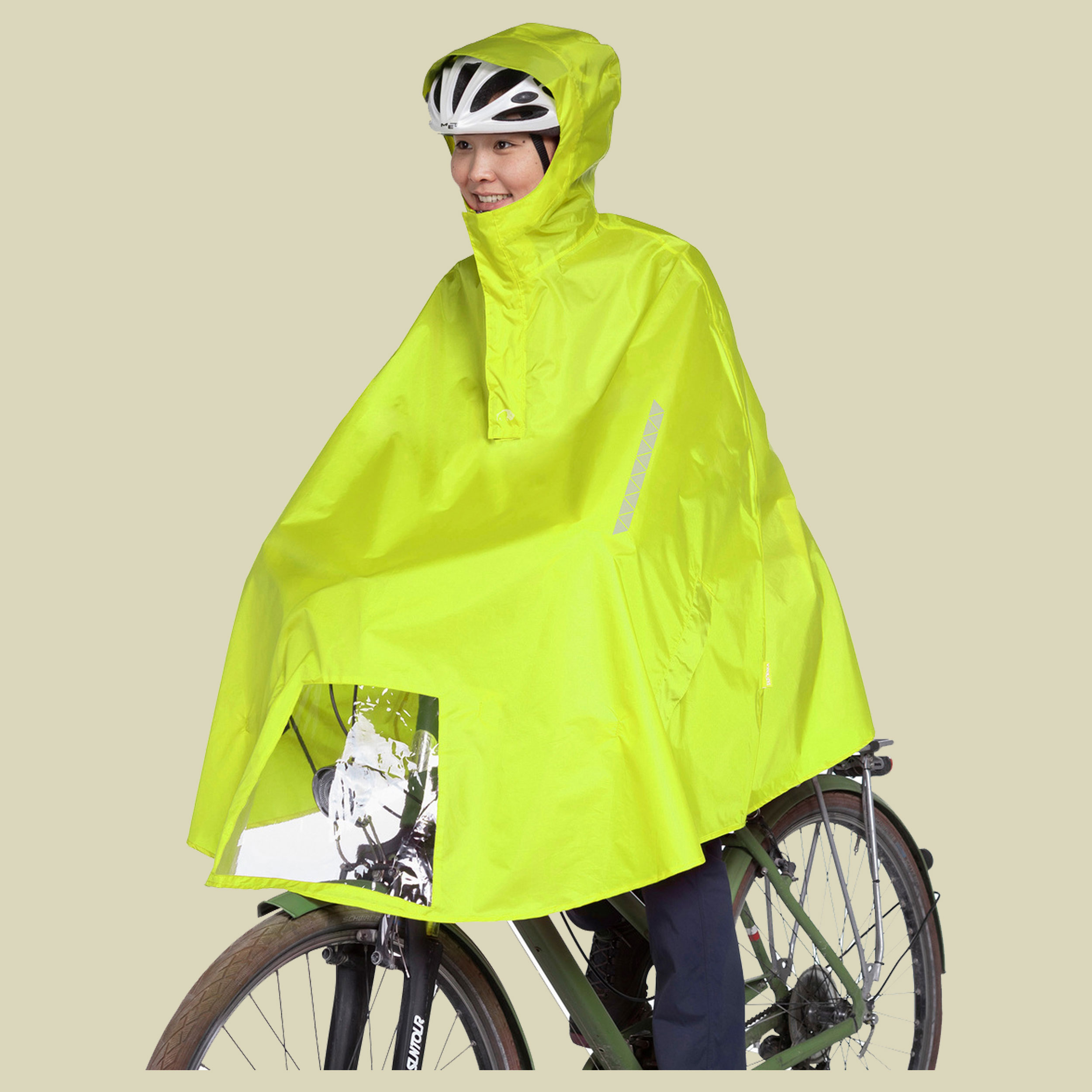 Bike Poncho Größe S Farbe safety yellow