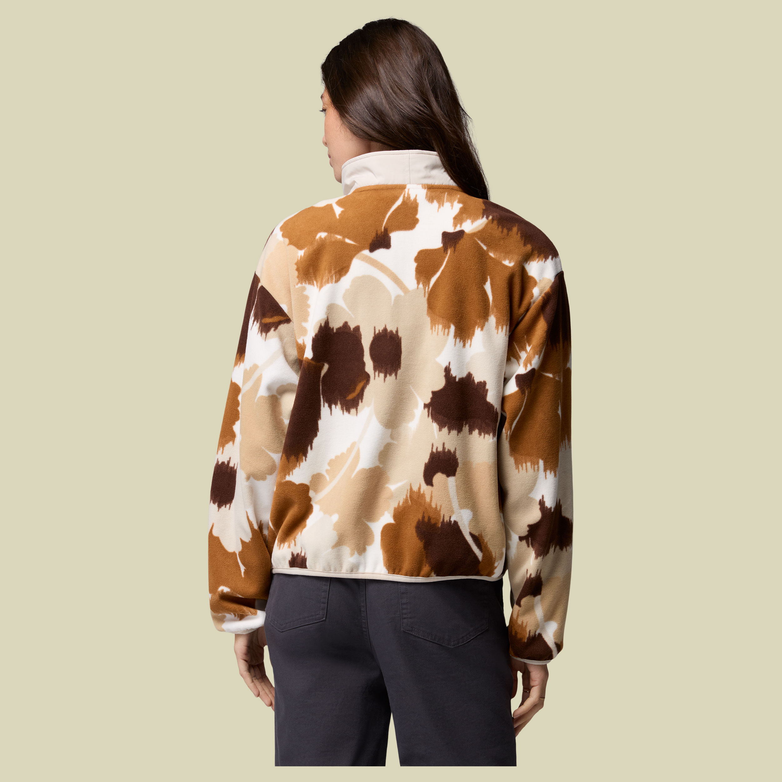 Sequoia Grove II Printed Half Zip Women XS braun - camel brown ikatbloom