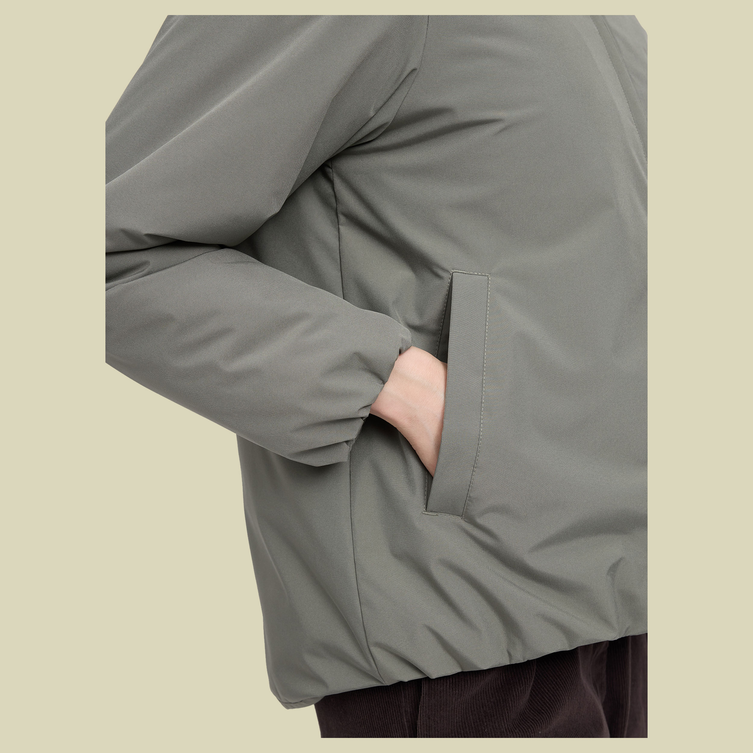 Basic Padded Jacket Women XS grün1 - light bottle