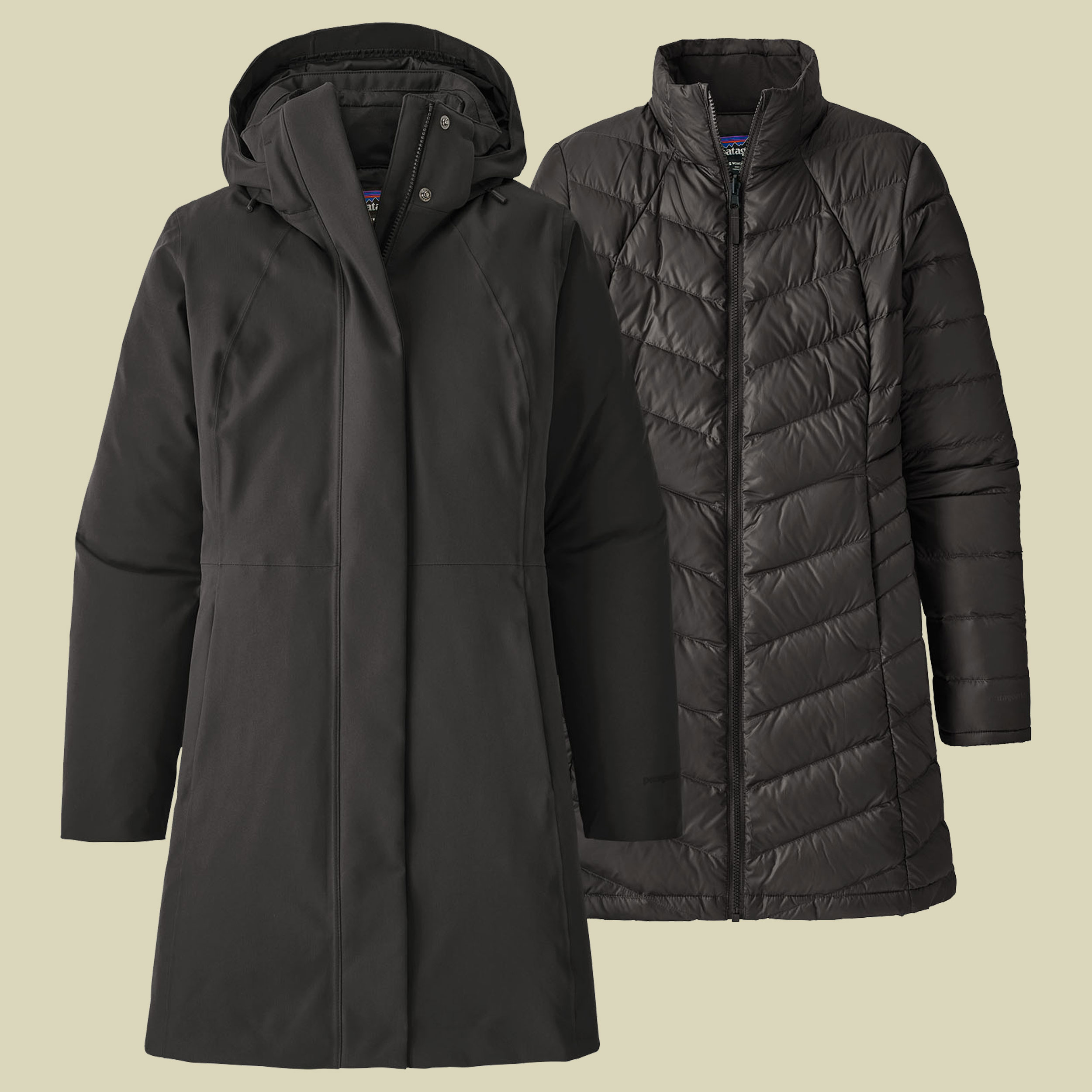 Tres 3-in-1 Parka Women Größe S Farbe black