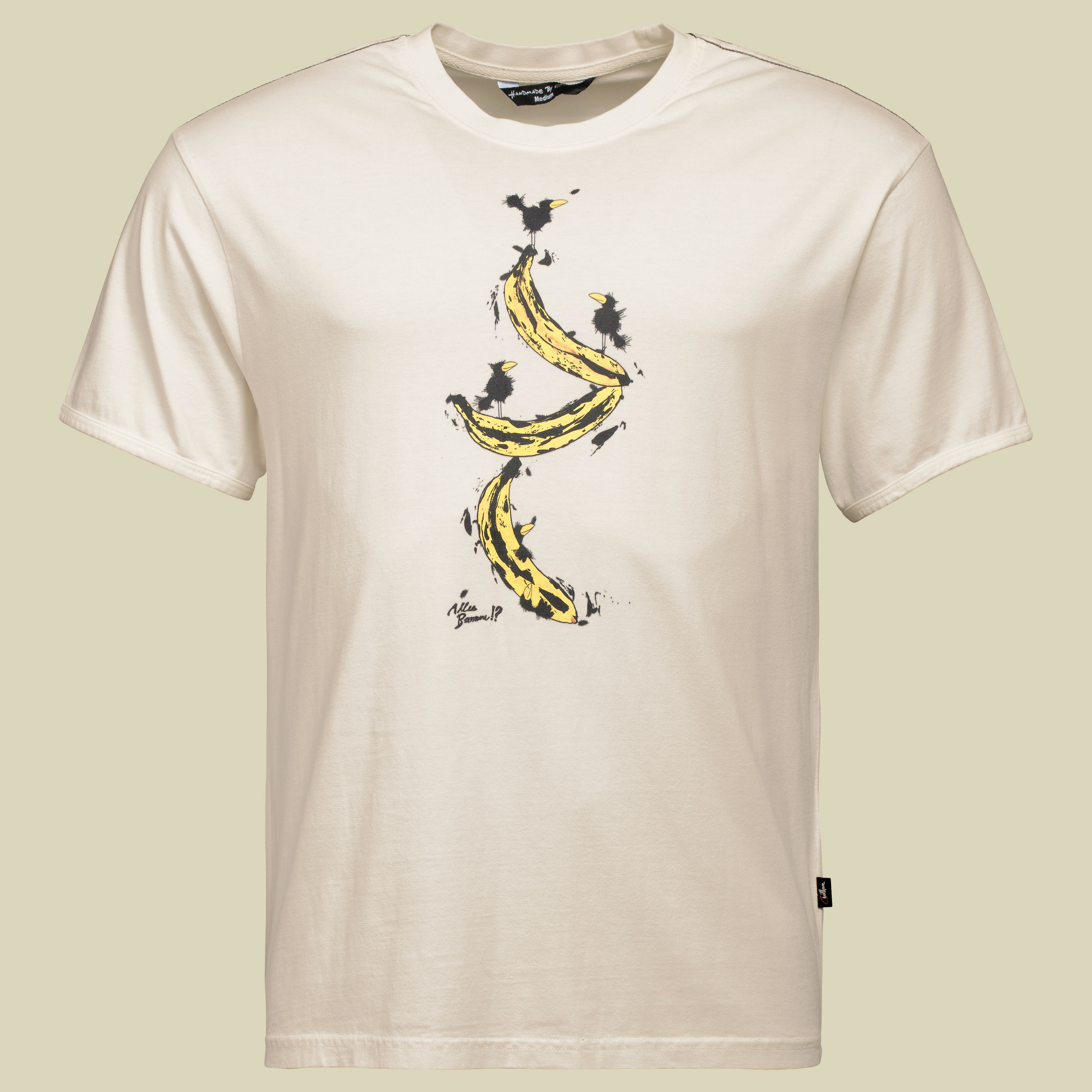 Alles Banane T-Shirt  Men Größe L  Farbe creme