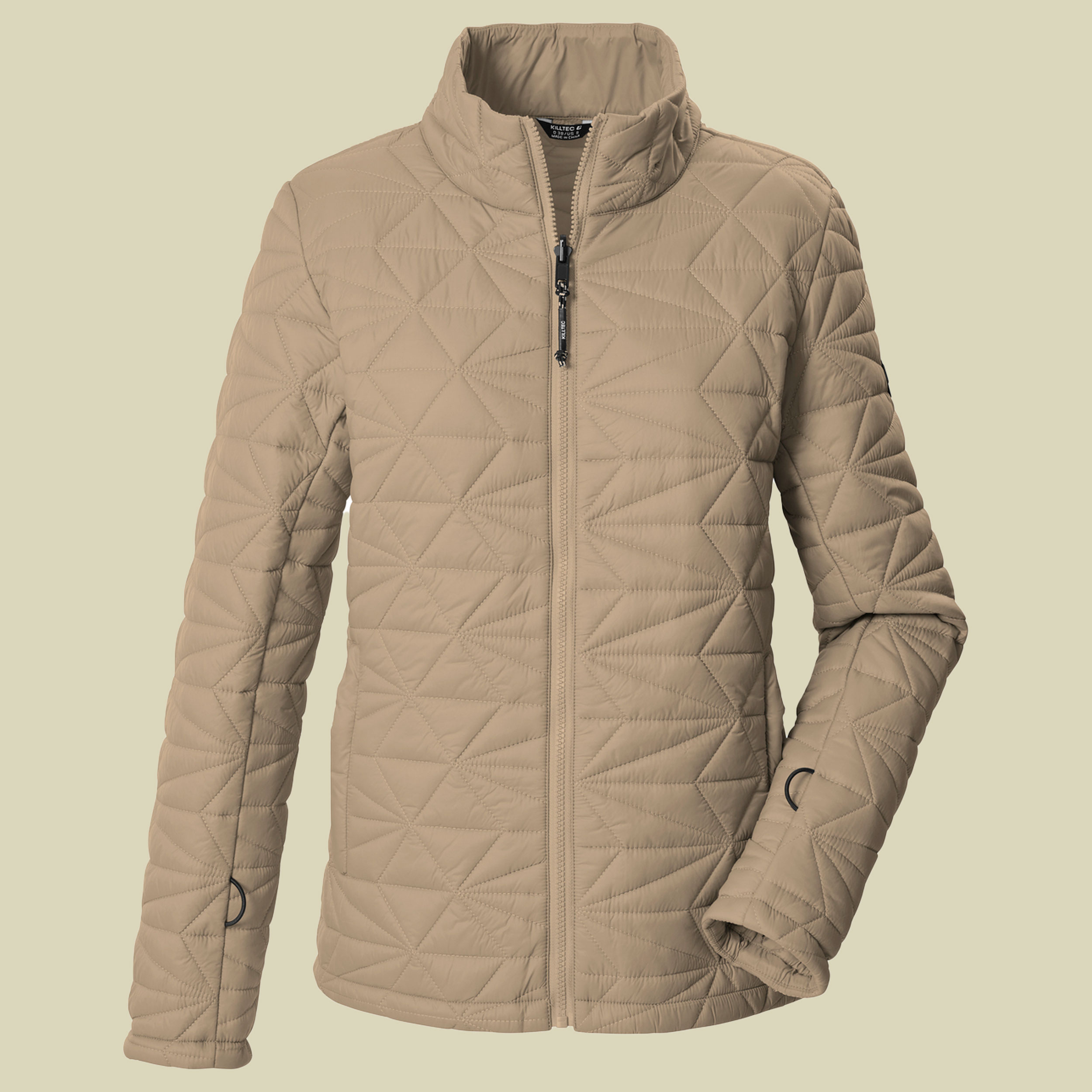 3 in 1 Funktionsjacke mit Kapuze und einzippbarer Steppjacke Women 46 ebenholz