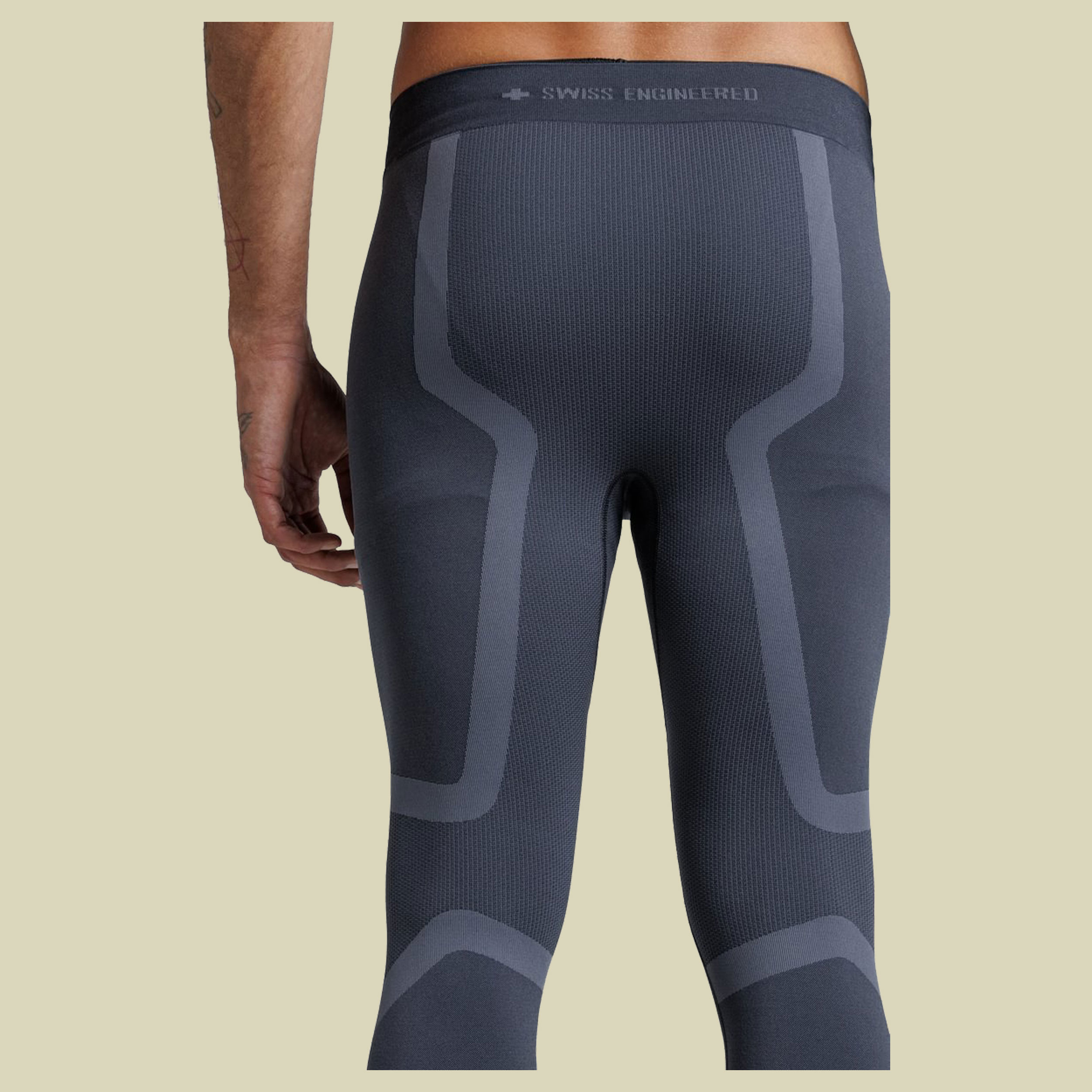 X-Bionic X-Ential 3/4 Tights Men XL grau - anthracite