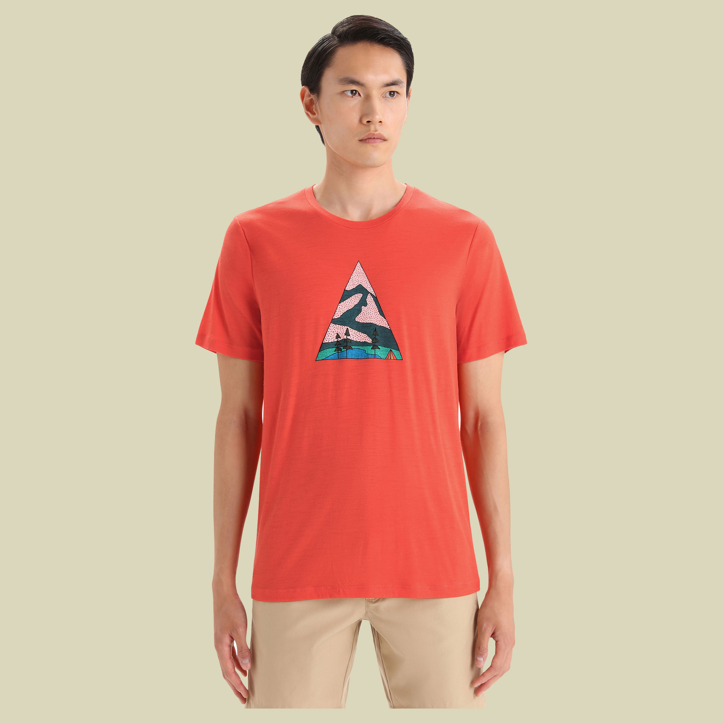 Tech Lite II SS Tee Men Motiv Größe L  Farbe camp grounds-vibrant earth