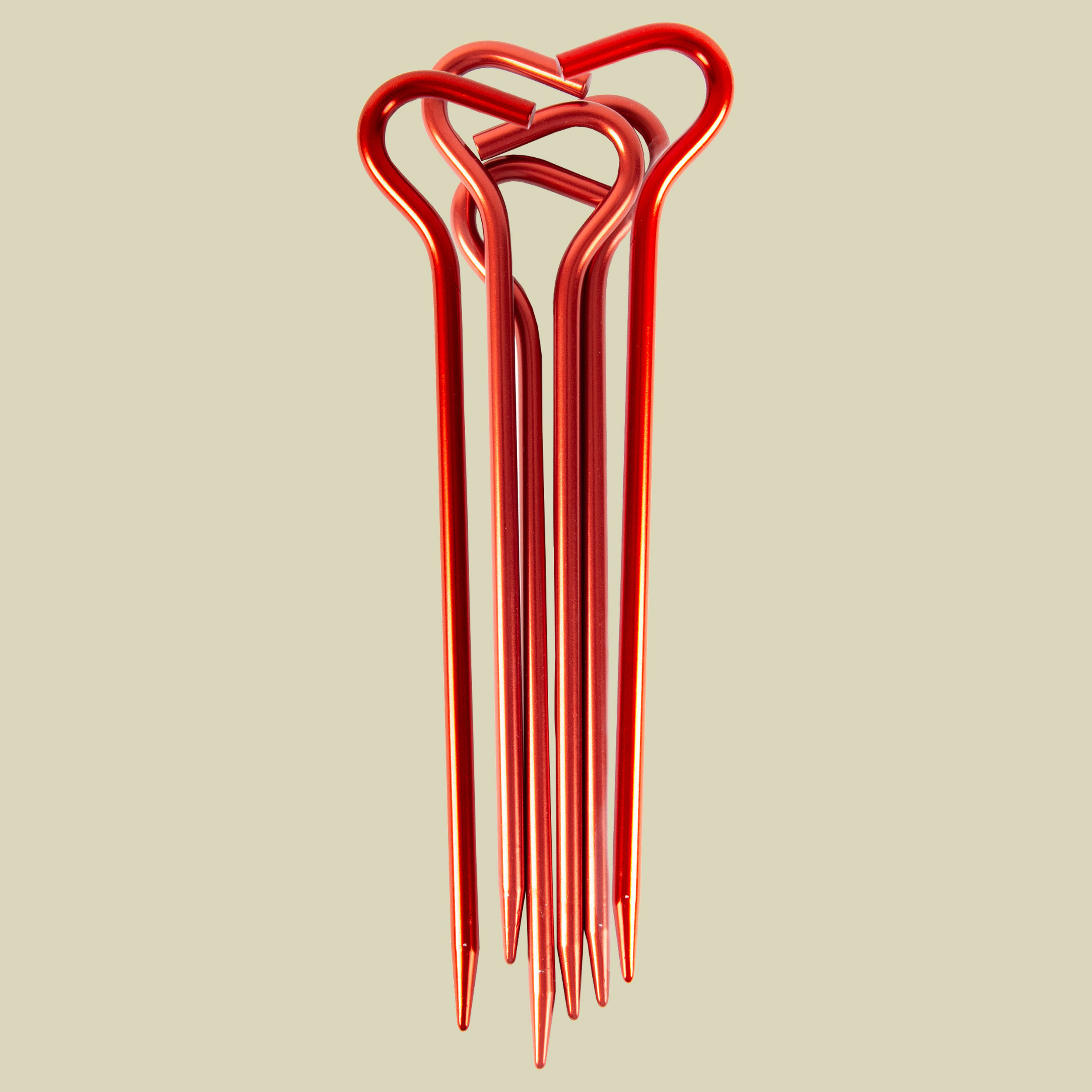 Zelthering tent peg basic 19 cm  Länge 19 cm Farbe rot