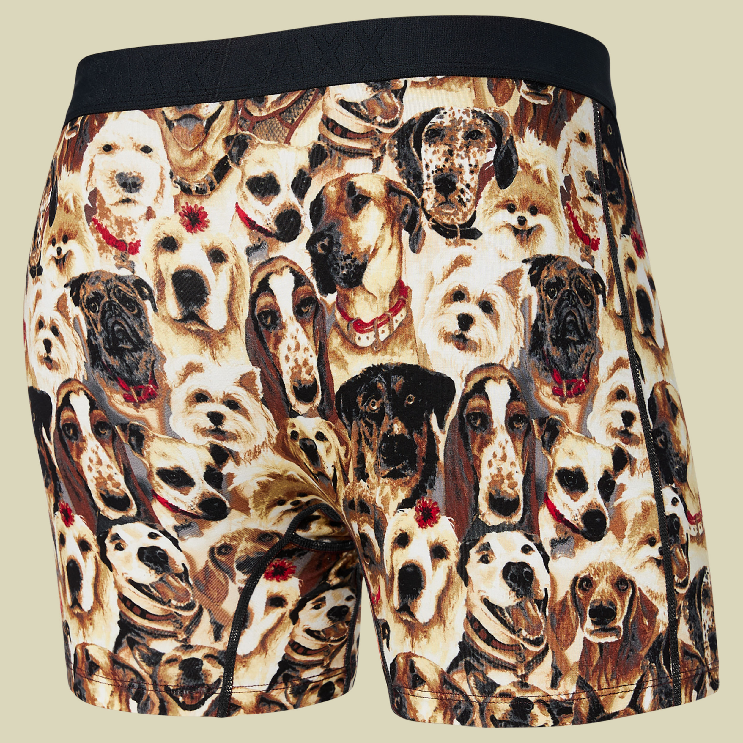 Vibe Super Soft Boxer Brief Größe S Farbe dogs of saxx-multi