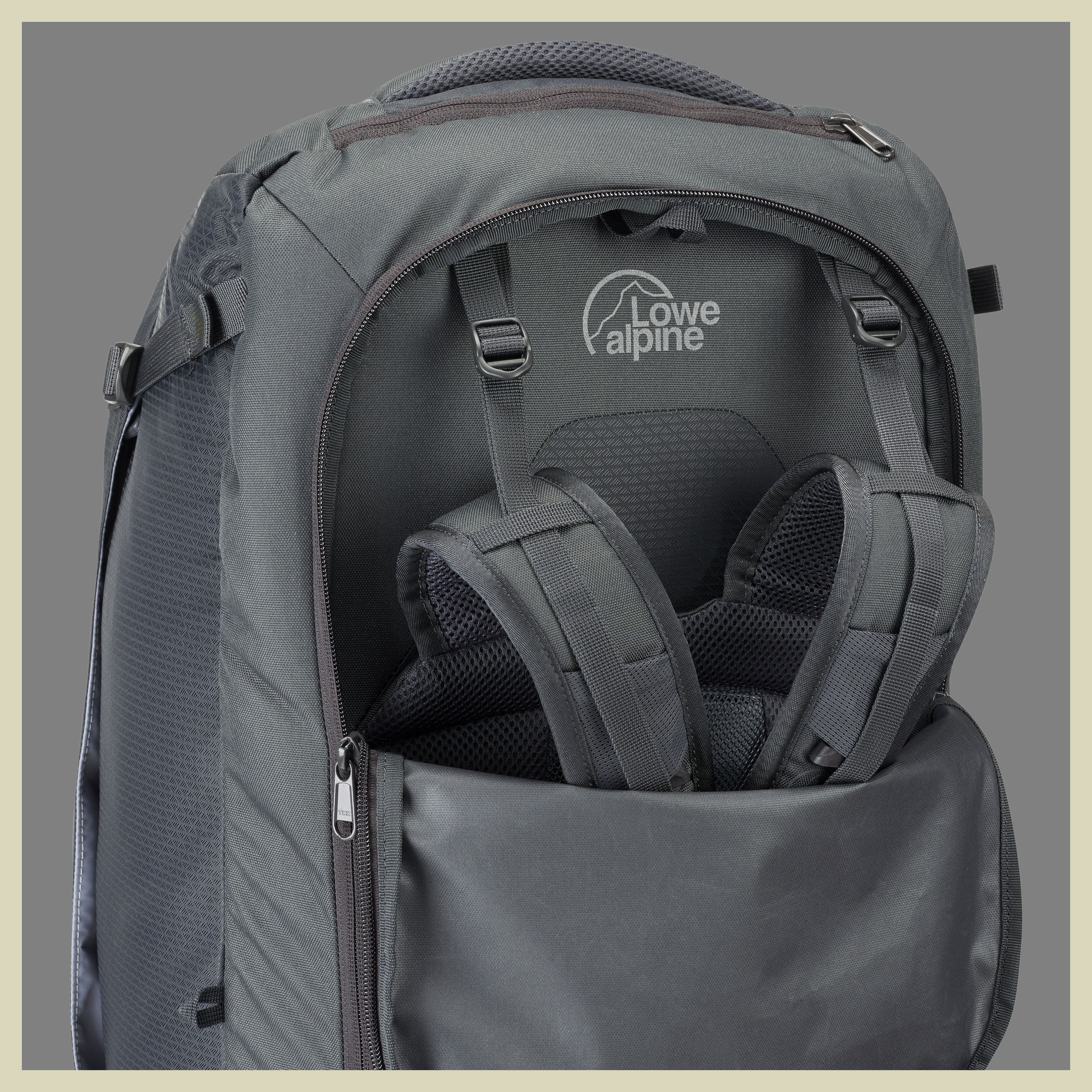 AT Voyager 55 +15 Volumen 55 L + 15 L Farbe anthracite AT Voyager 55 +15 Volumen 55 L + 15 L Farbe anthracite