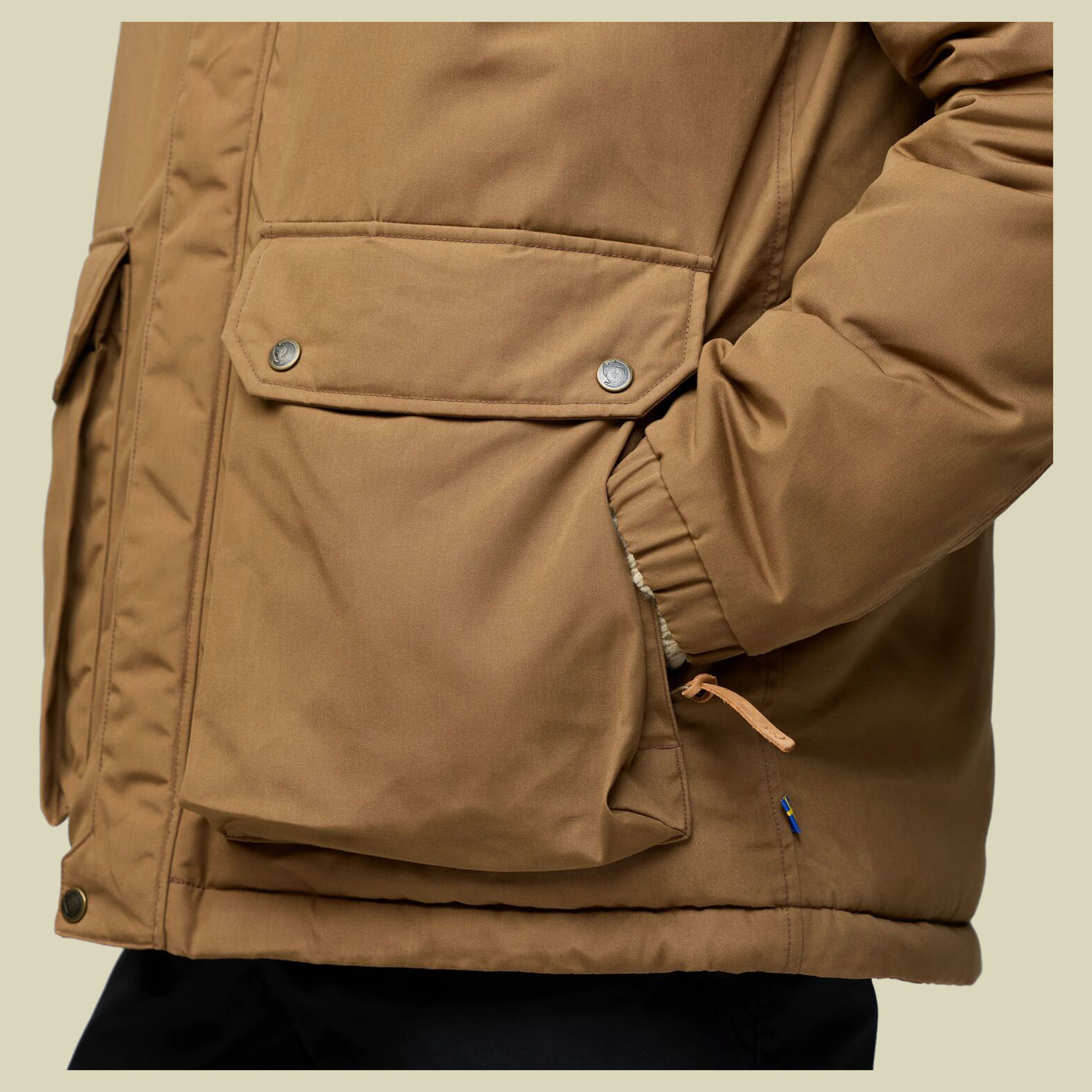 Övik Padded Jacket Men XL braun - wood brown